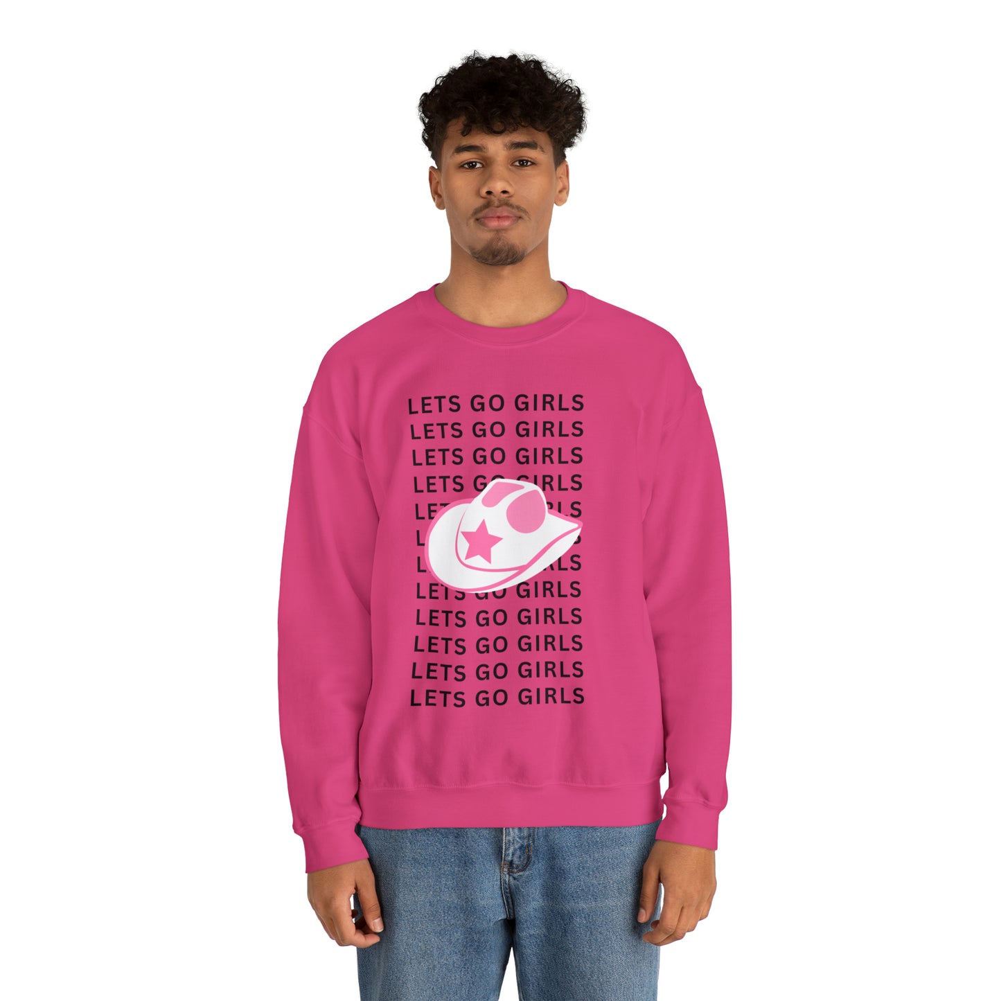 Lets Go Girls Logo Unisex Heavy Blend Crewneck Sweatshirt