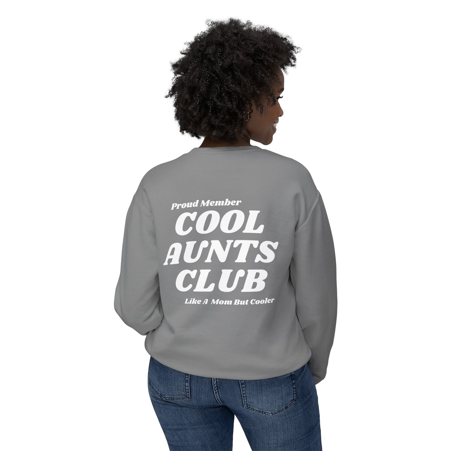 Comfort colors Cool Aunts Club Unisex Lightweight Crewneck Sweatshirt