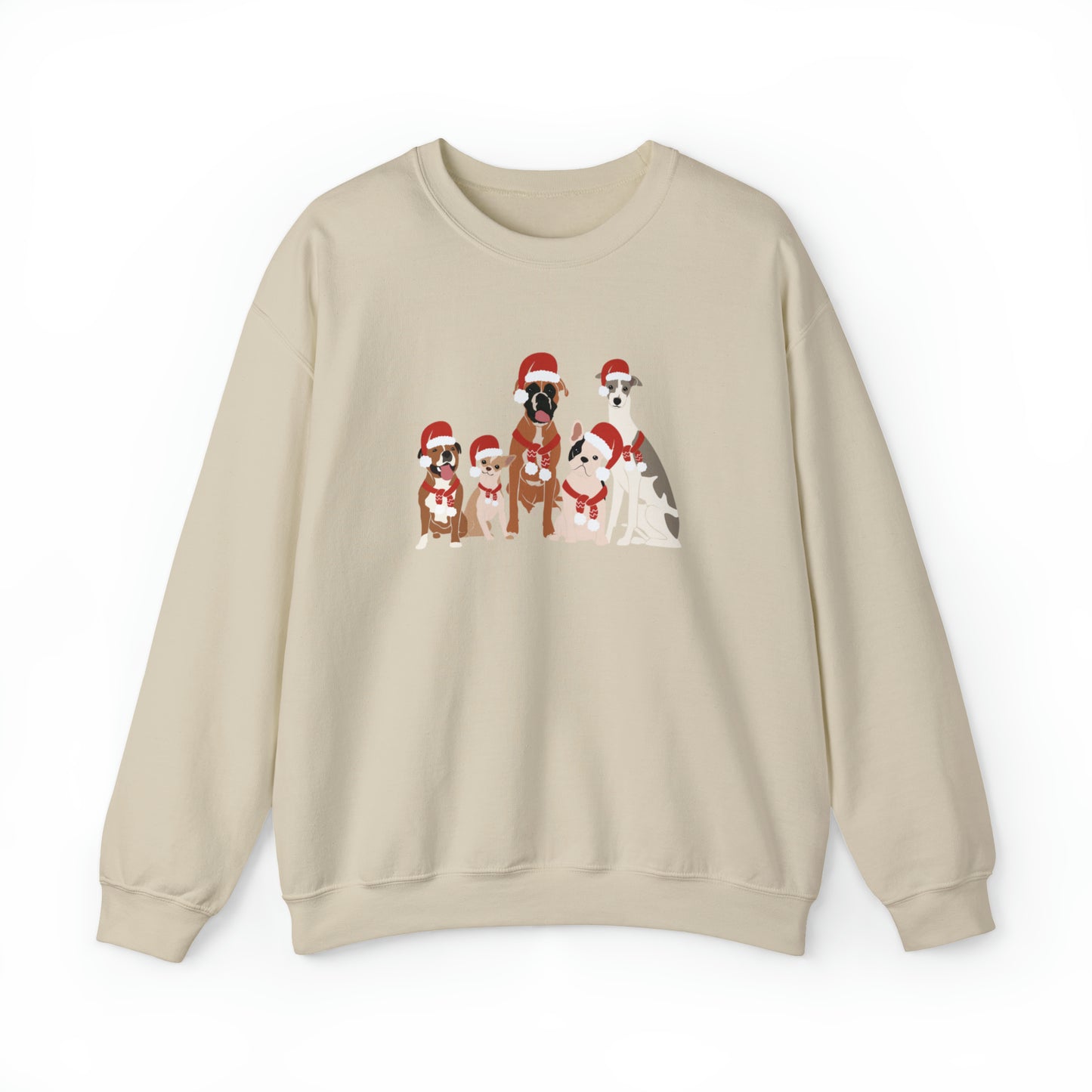 Santa Doggies Unisex Crewneck Sweatshirt