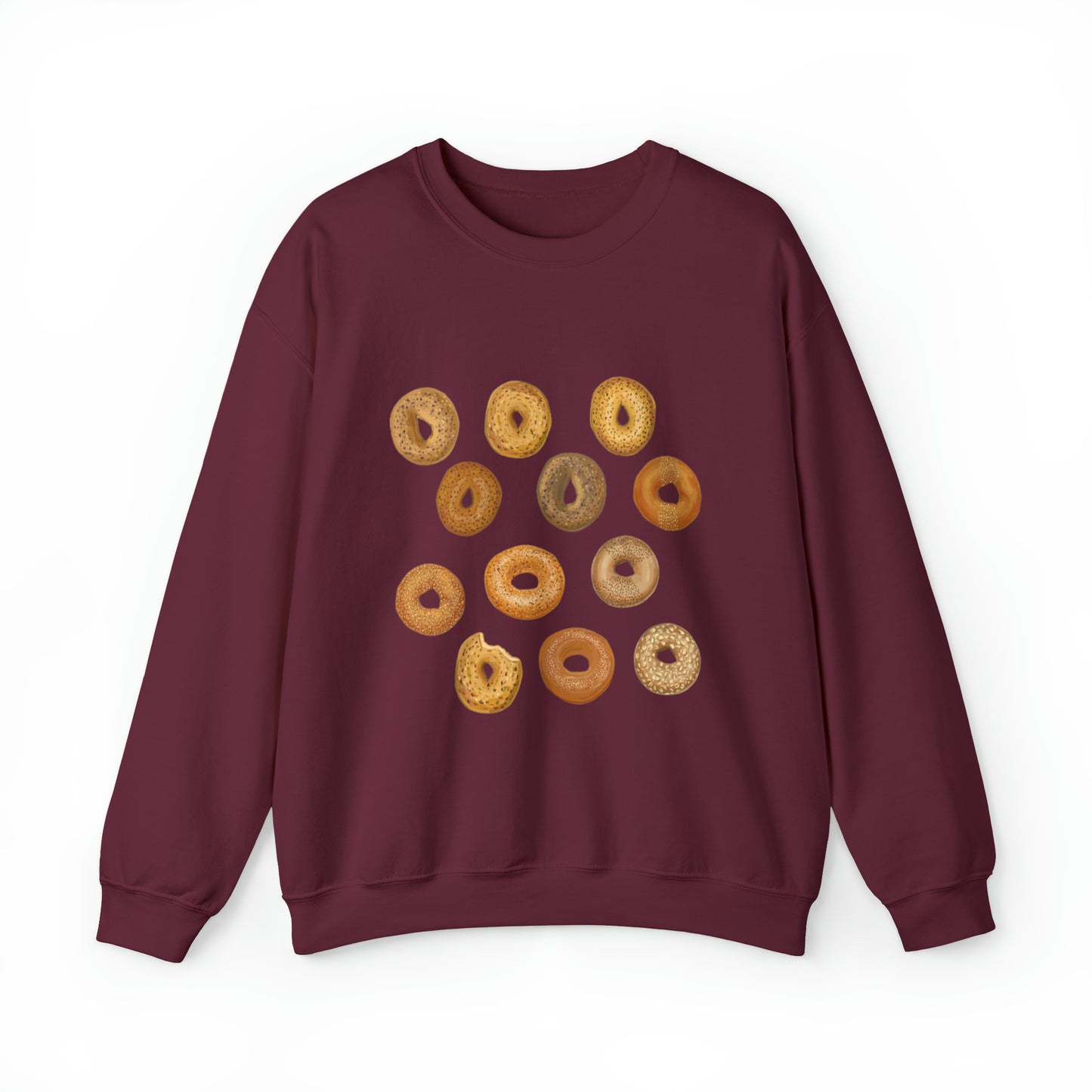 Bagels Unisex Heavy Blend Crewneck Sweatshirt
