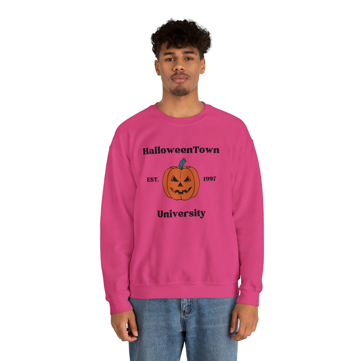 Halloween Town Pumpkin Crewneck Sweatshirt