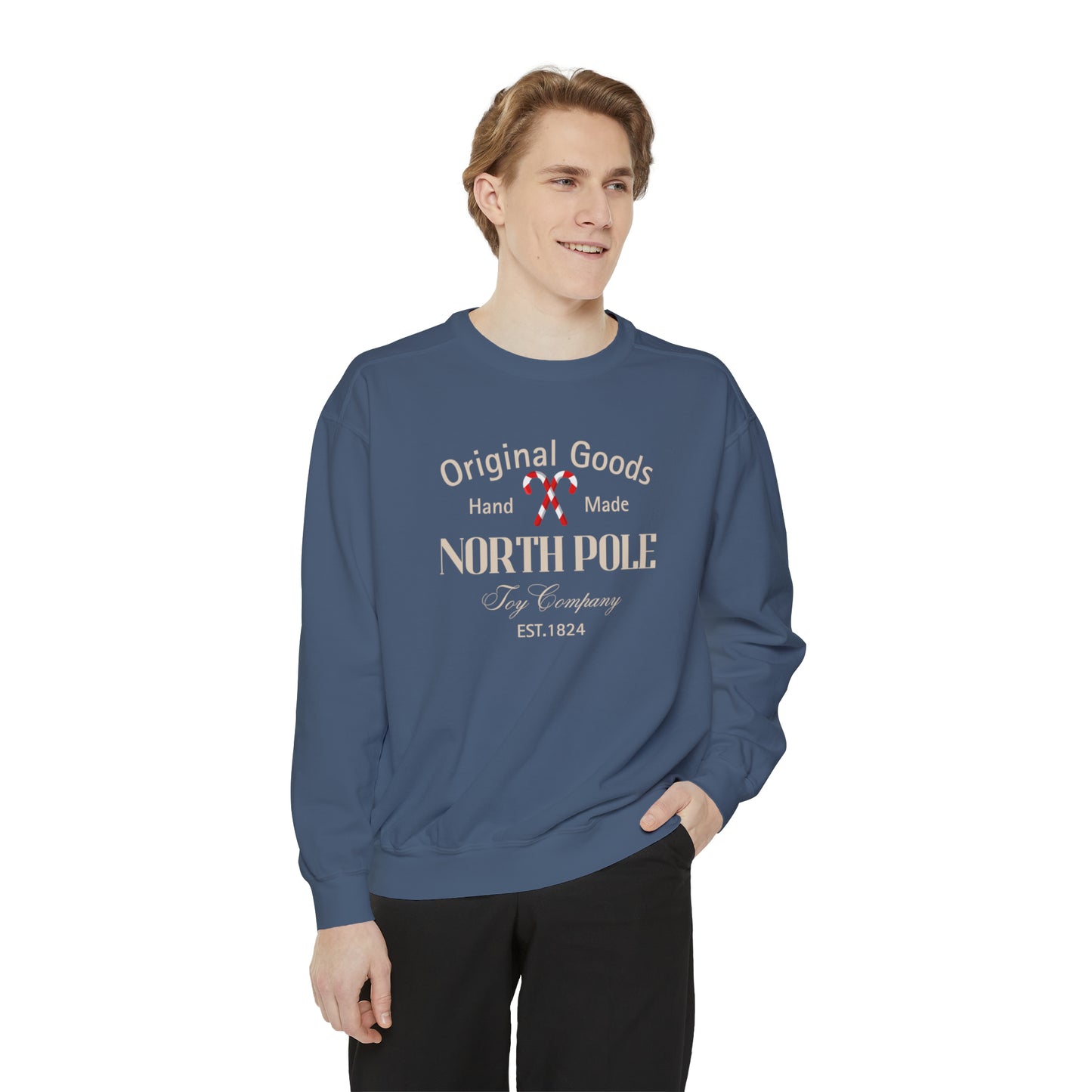 North Pole Unisex Garment-Dyed Sweatshirt