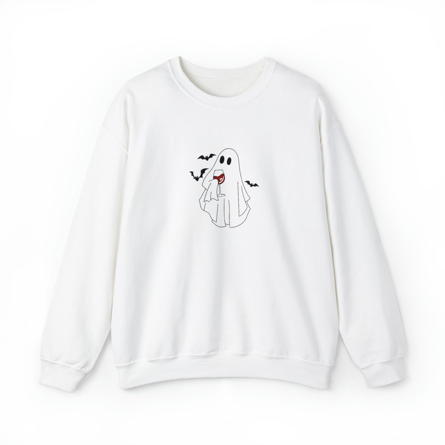 Ghost Wine Unisex Heavy Blend Crewneck Sweatshirt