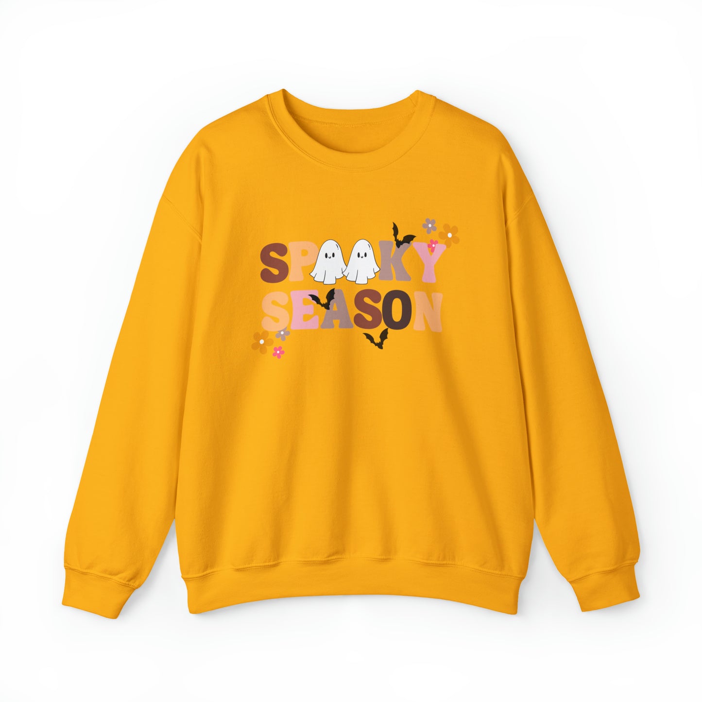 Spooky Season Ghosts Unisex Heavy Blend Crewneck Sweatshirt