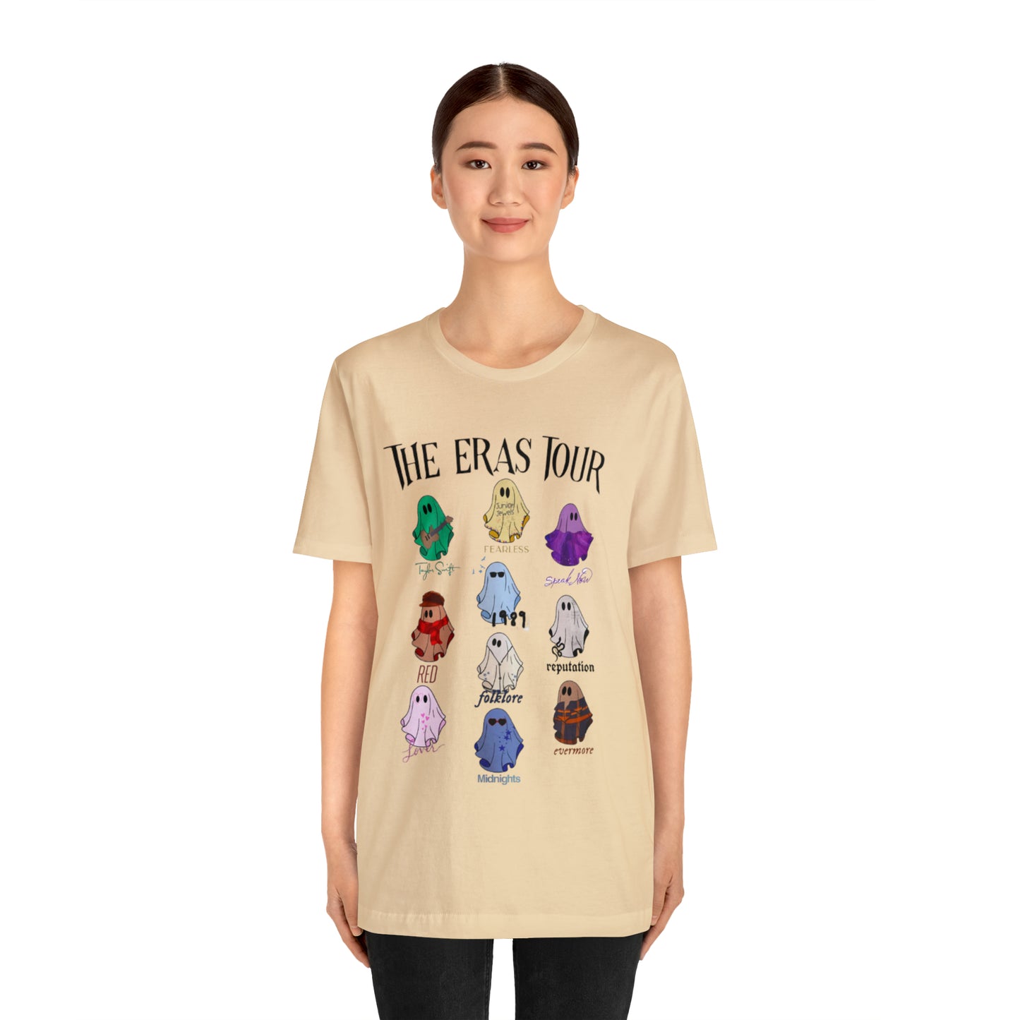 The Eras Tour Ghost Unisex Jersey Short Sleeve Tee