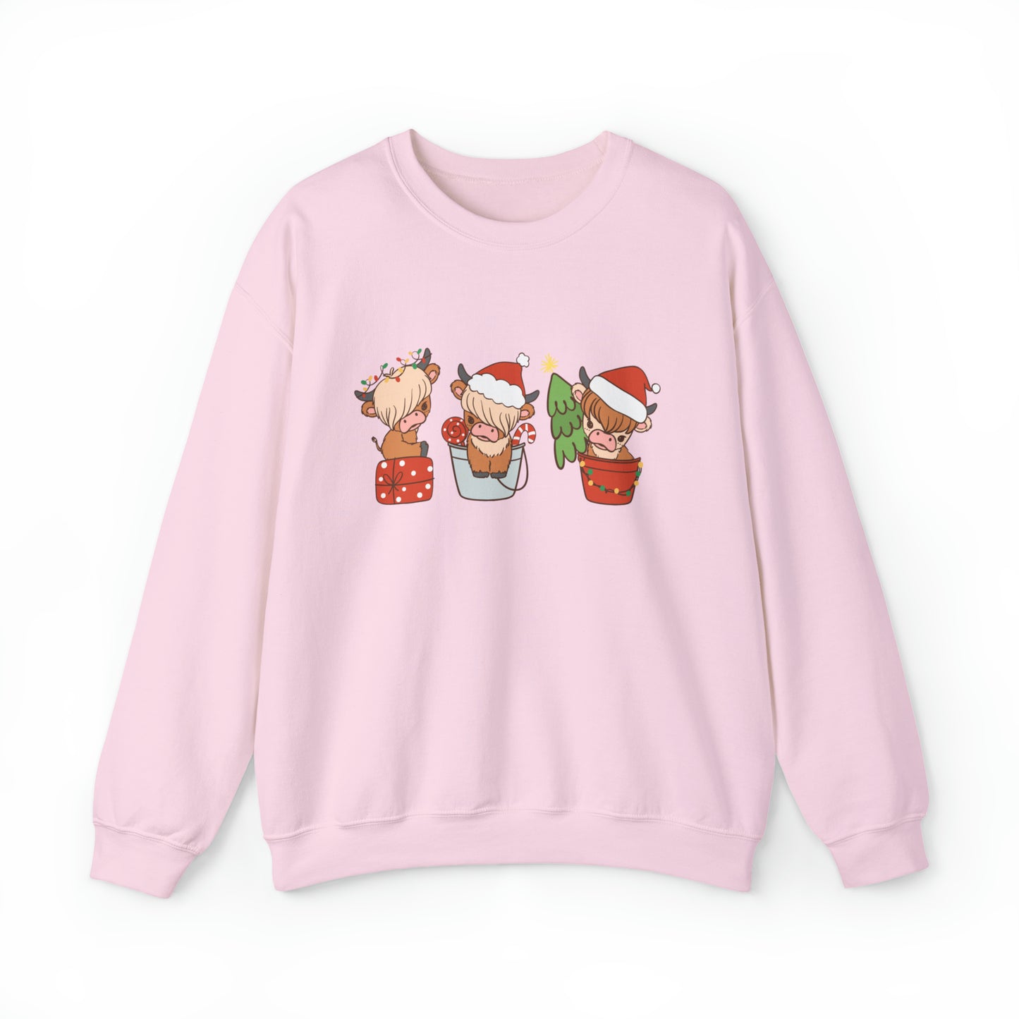 Highland Cows Christmas Unisex Sweatshirt