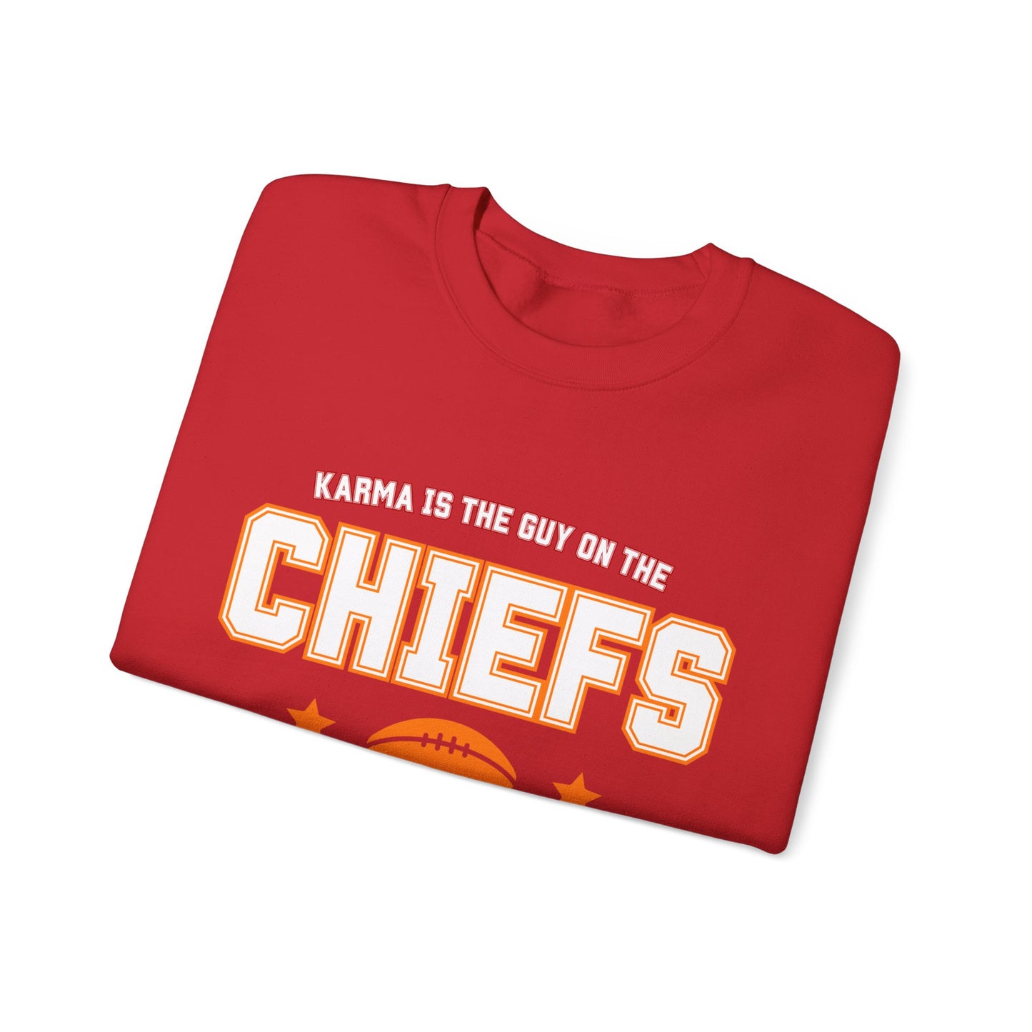 Karma Is The Guy On The Chiefs Unisex Crewneck