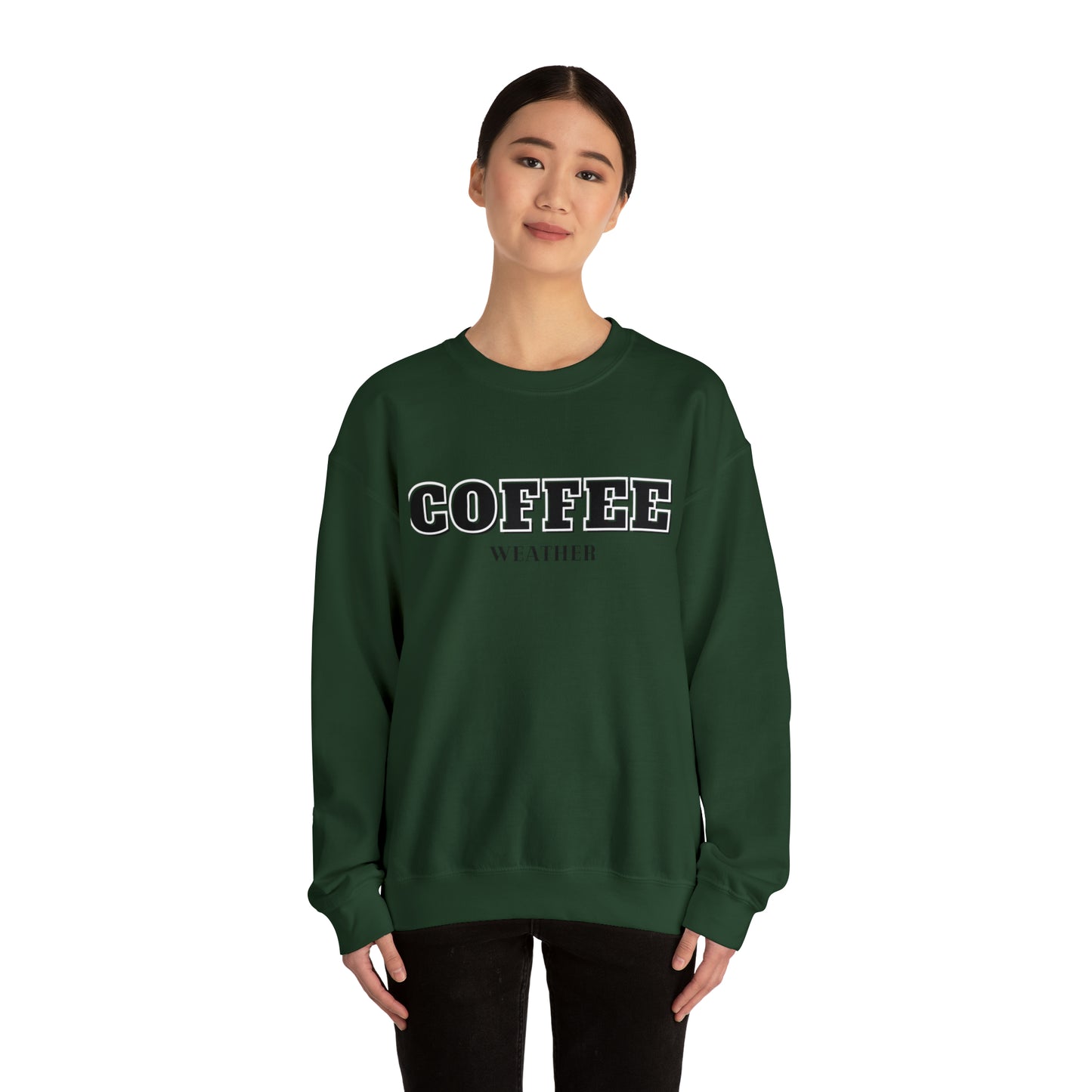 Coffee Weather Unisex Heavy Blend Crewneck Sweatshirt