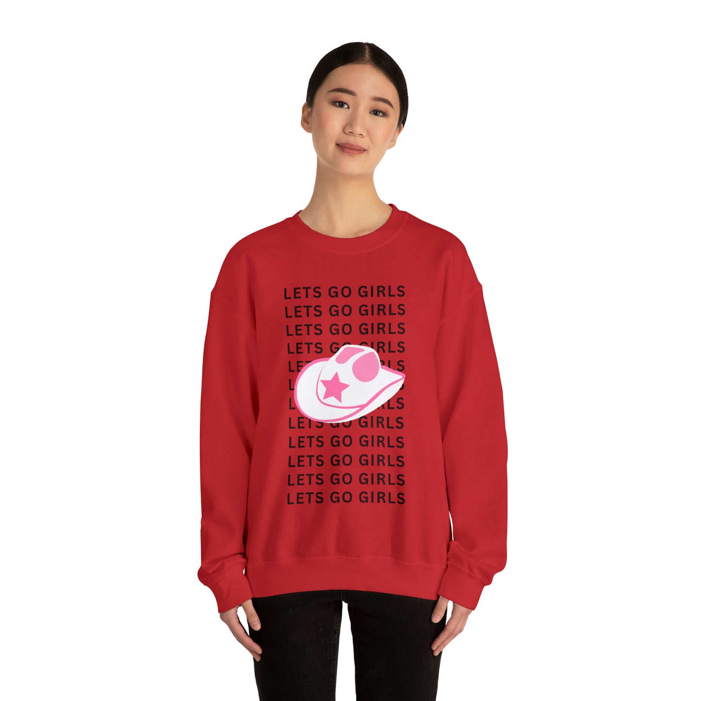 Lets Go Girls Logo Unisex Heavy Blend Crewneck Sweatshirt