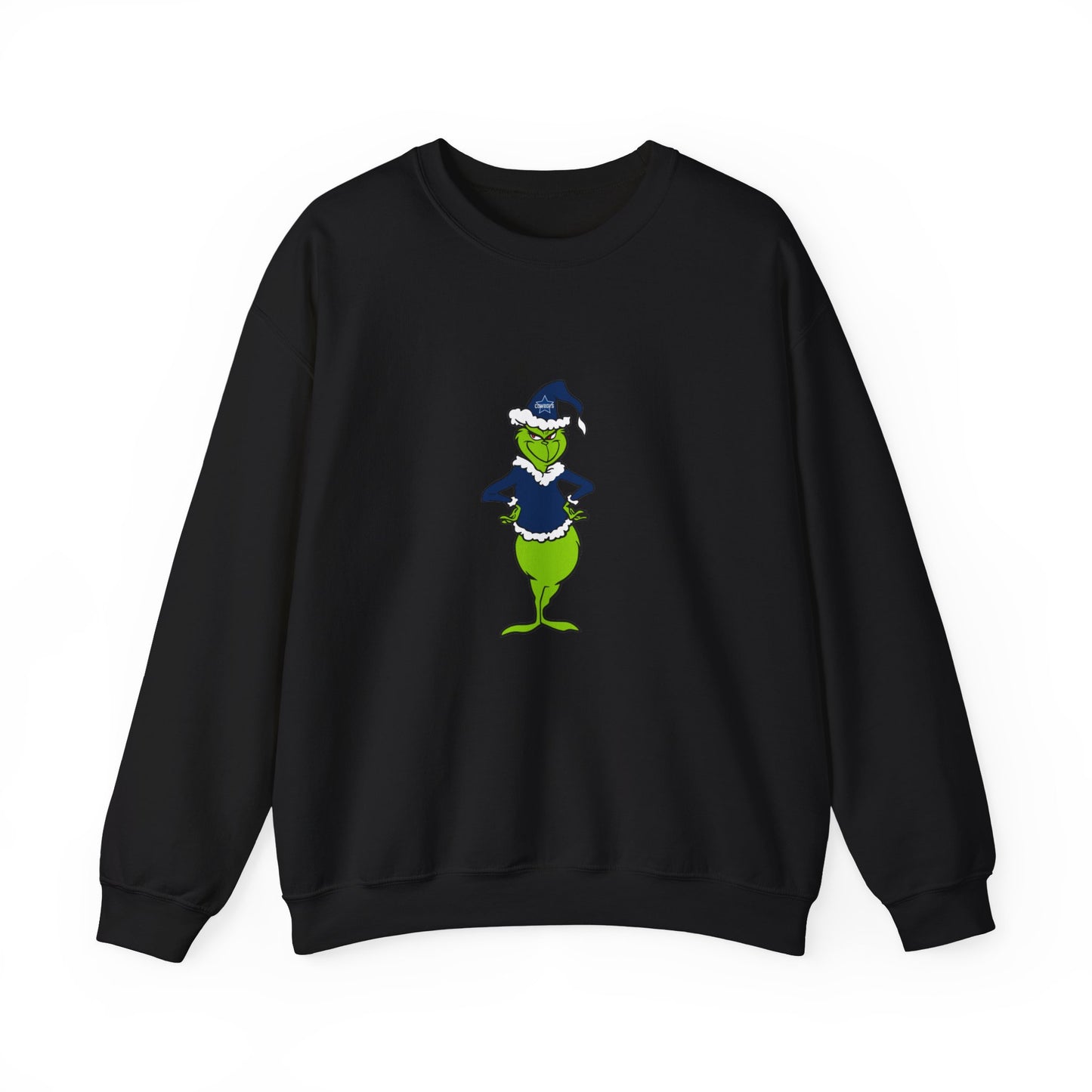 Dallas Cowboys Grinch Unisex Heavy Blend Crewneck Sweatshirt