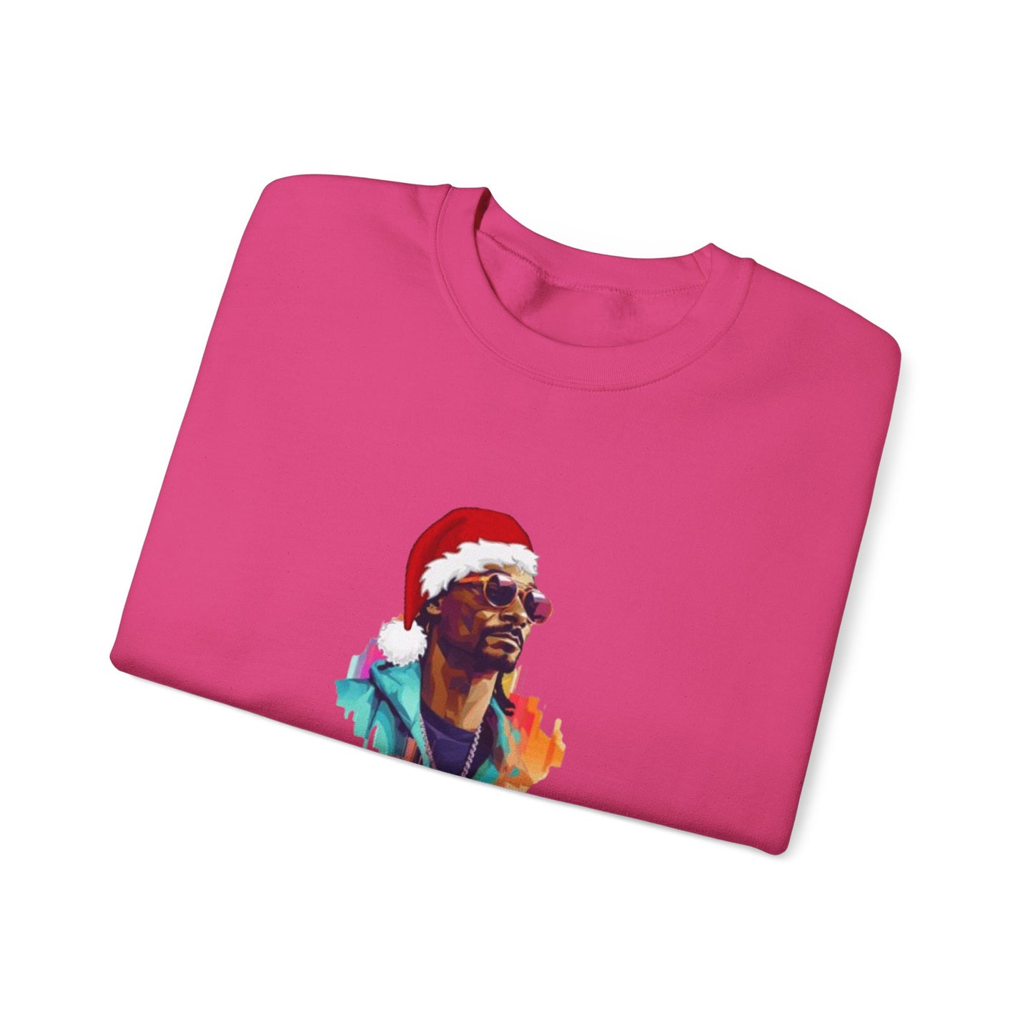 Snoop Dog Christmas Unisex Heavy Blend Crewneck Sweatshirt