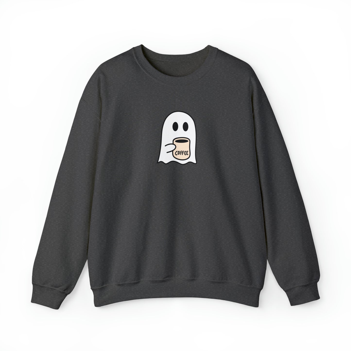Ghost Coffee Unisex Heavy Blend Crewneck Sweatshirt