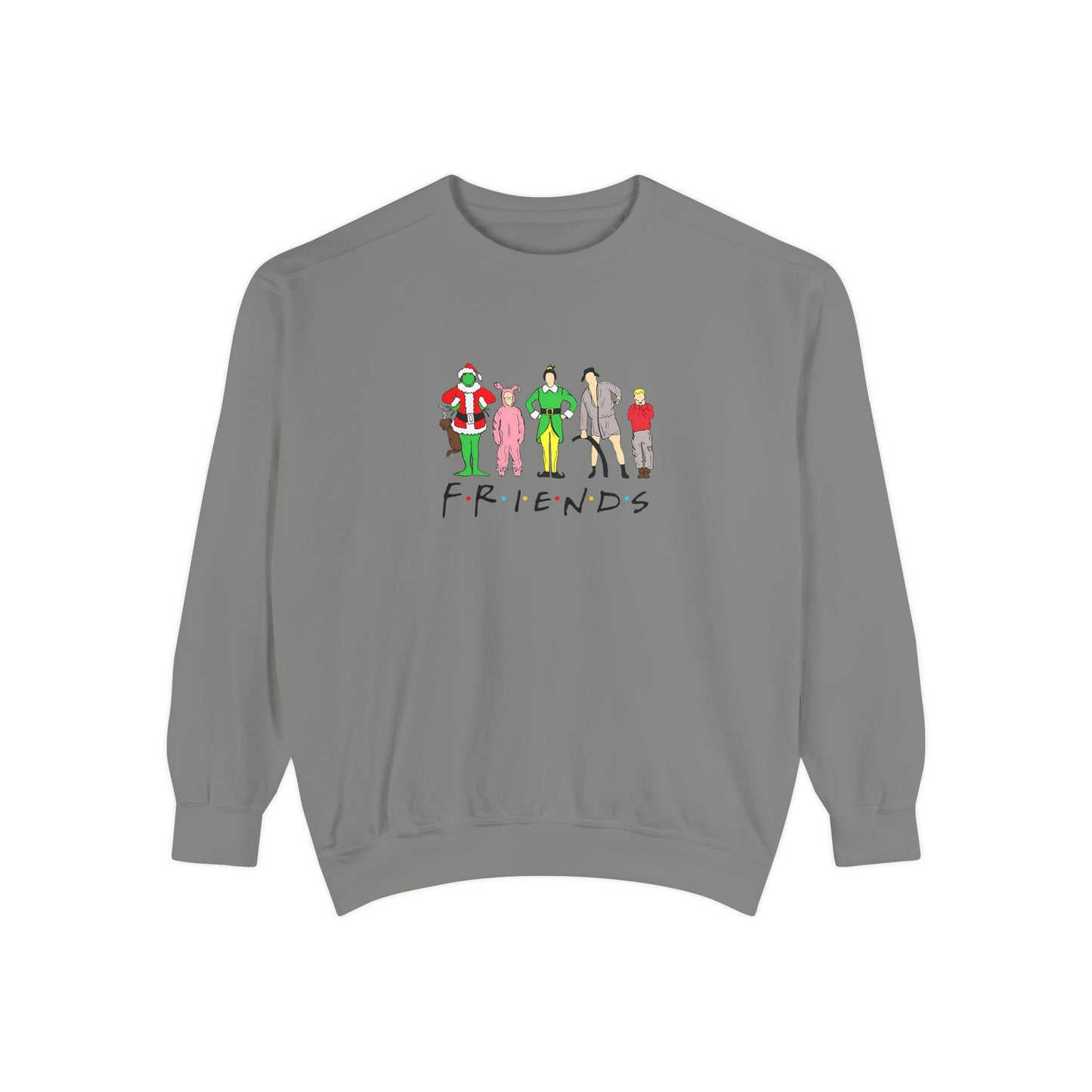 Friends comfort colors Unisex Garment-Dyed Sweatshirt