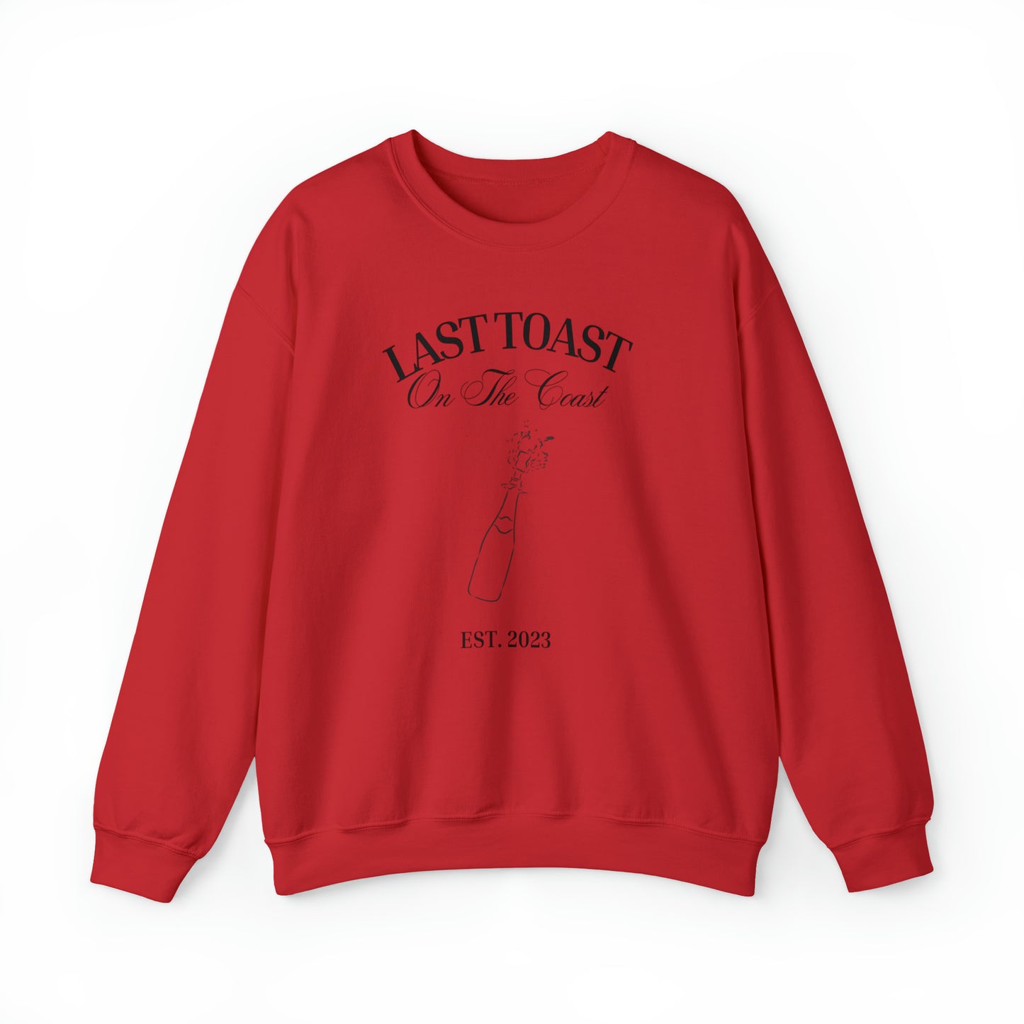 Last Toast On The Coast Unisex Heavy Blend Crewneck Sweatshirt