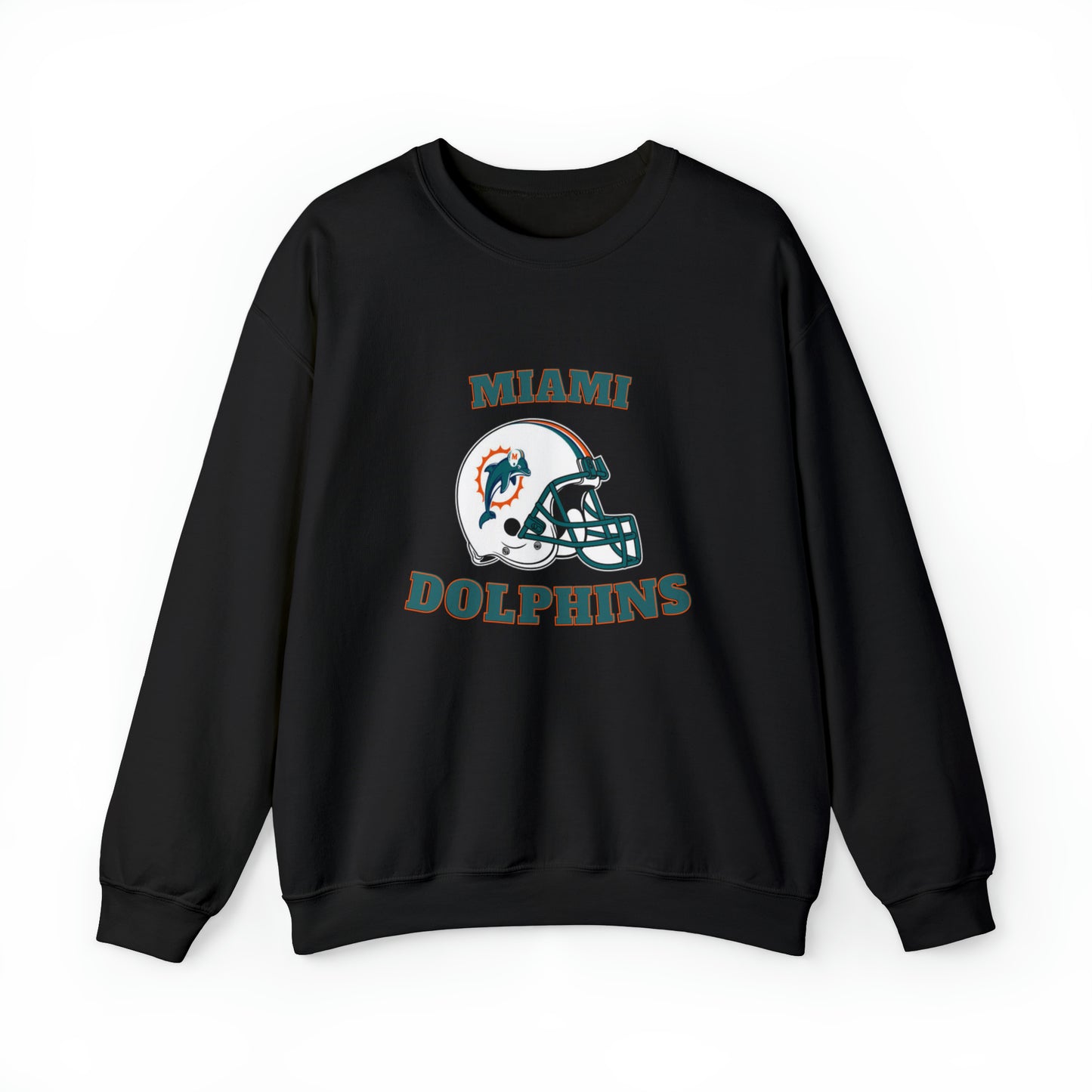 Miami Dolphins Unisex Heavy Blend Crewneck Sweatshirt
