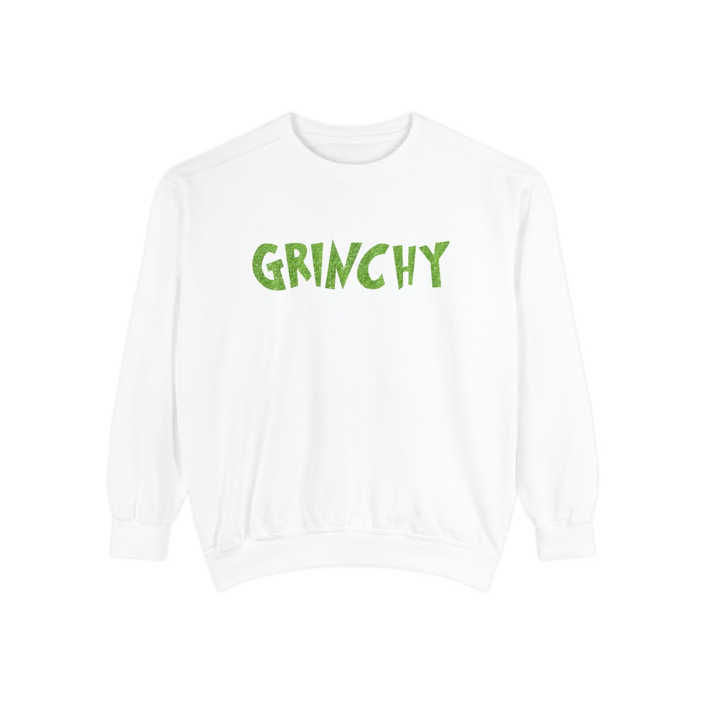 Grinchy Comfort Colors Unisex Garment-Dyed Sweatshirt