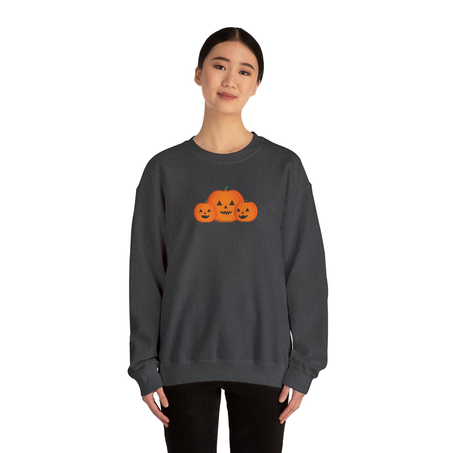 3 Little Pumpkins Unisex Heavy Blend Crewneck Sweatshirt