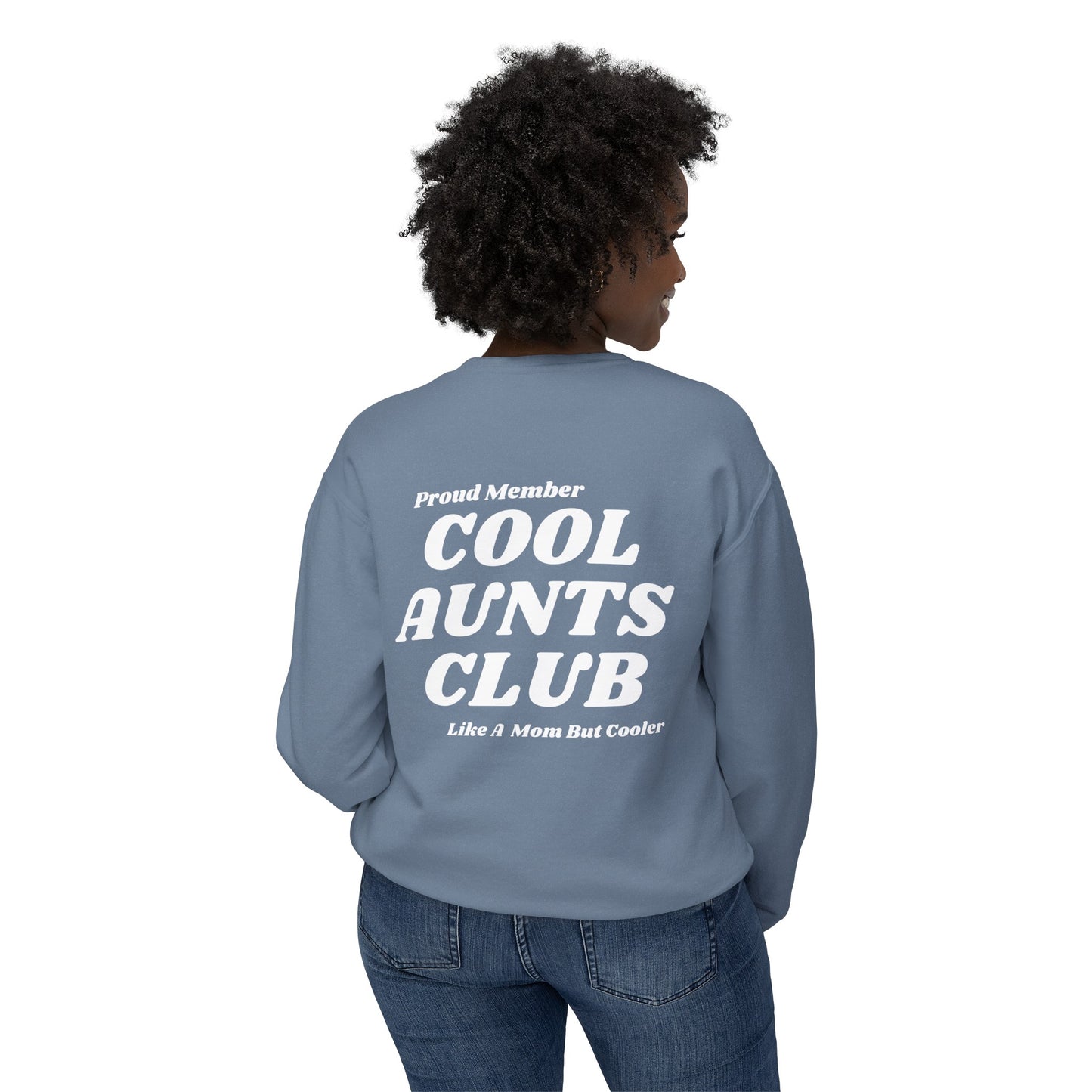 Comfort colors Cool Aunts Club Unisex Lightweight Crewneck Sweatshirt