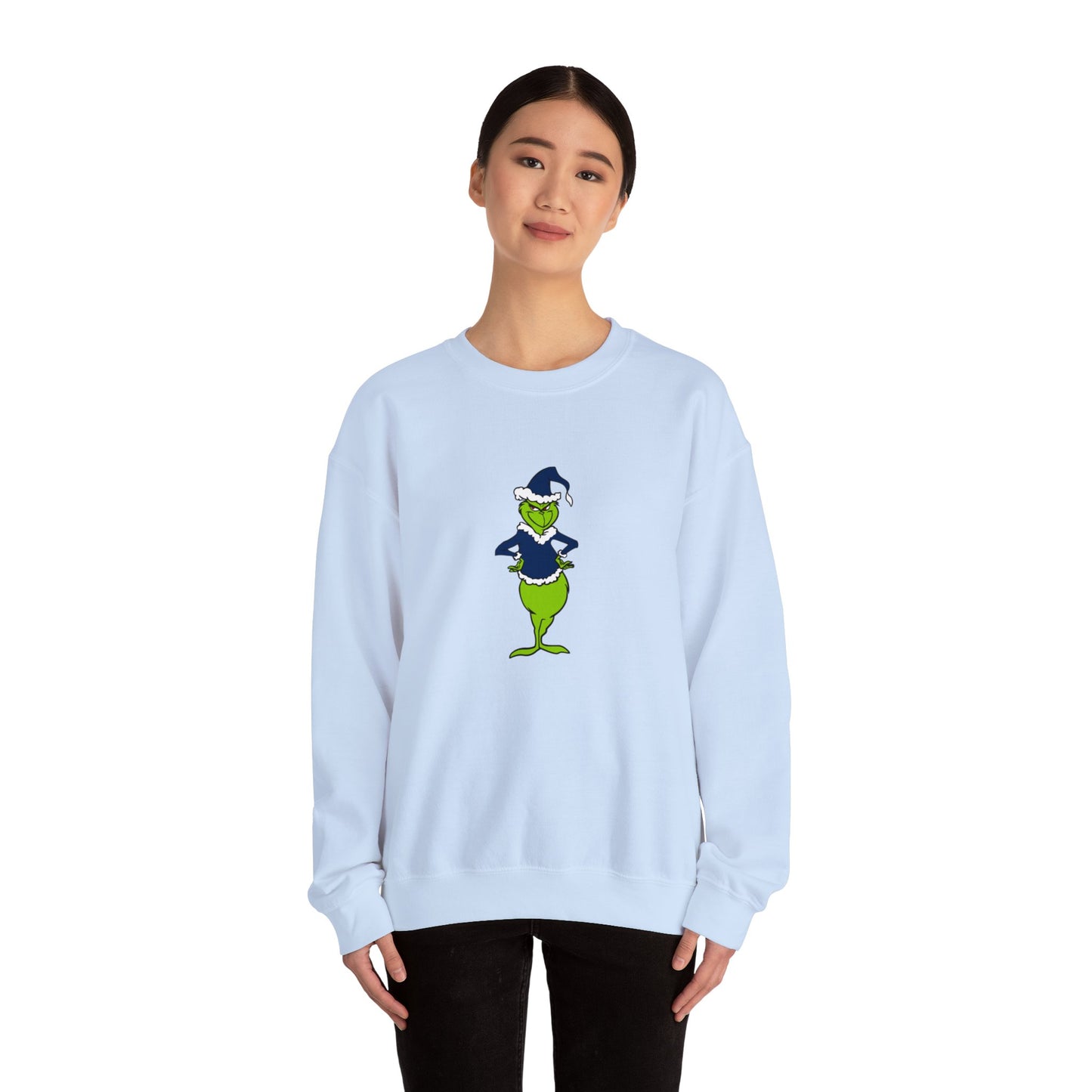 Grinch Dallas Cowboys Unisex Heavy Blend Crewneck Sweatshirt