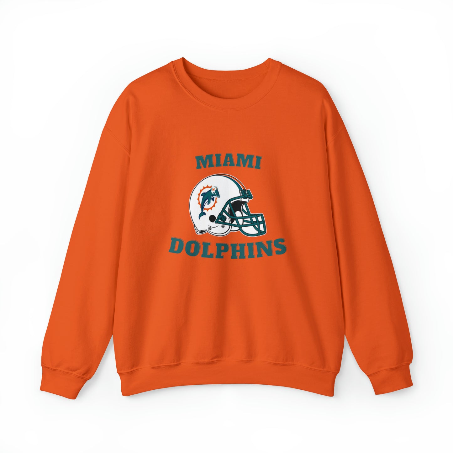 Miami Dolphins Unisex Heavy Blend Crewneck Sweatshirt