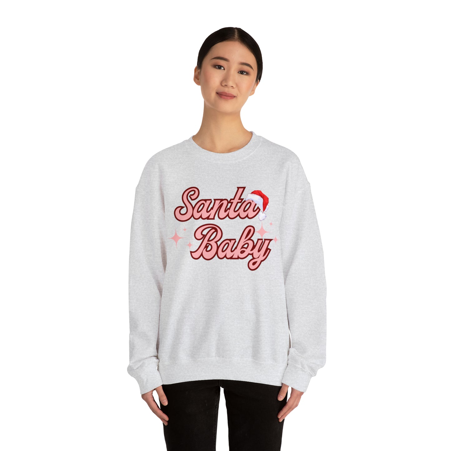 Santa Baby Unisex Heavy Blend Crewneck Sweatshirt