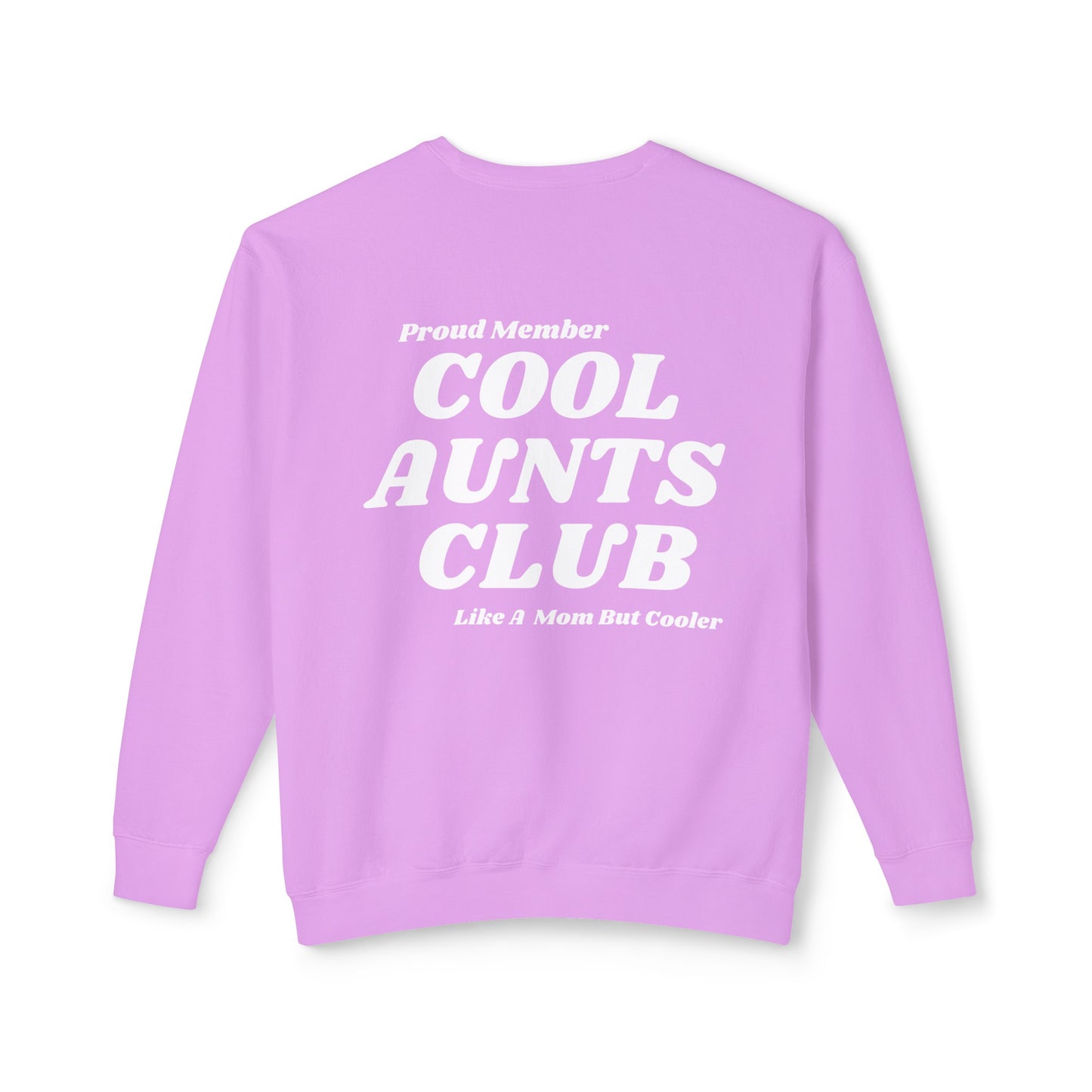 Comfort colors Cool Aunts Club Unisex Lightweight Crewneck Sweatshirt