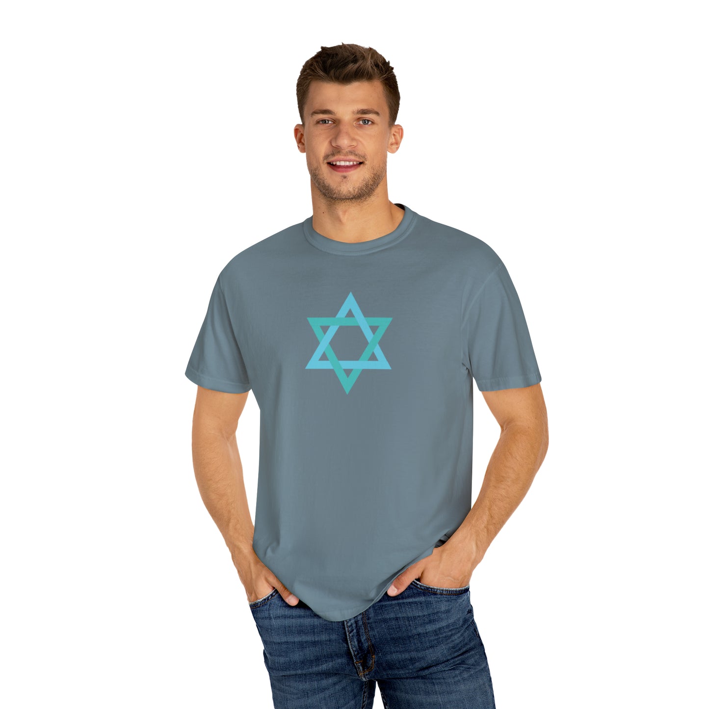 Jewish Star Unisex Garment-Dyed T-shirt