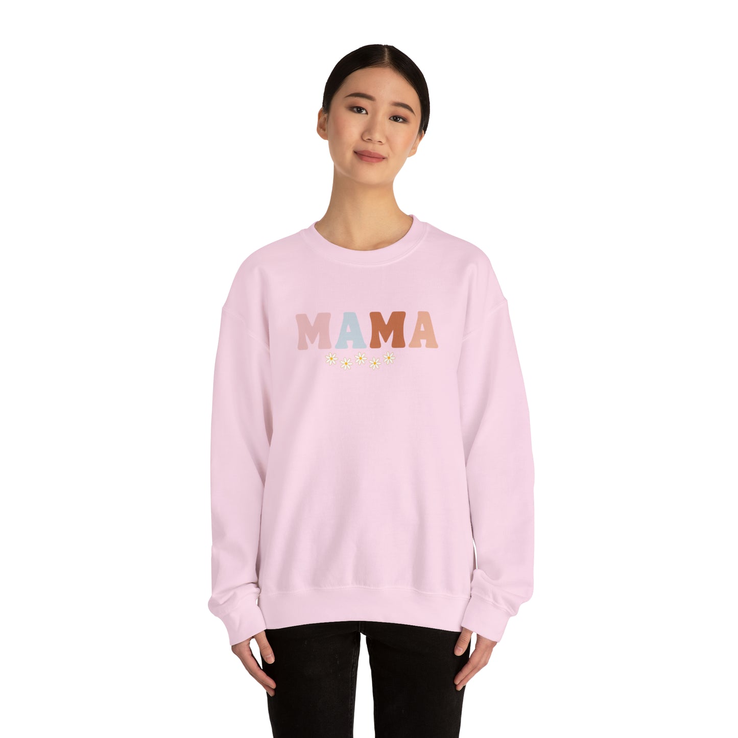 Mama Daisy Unisex Heavy Blend  Crewneck Sweatshirt