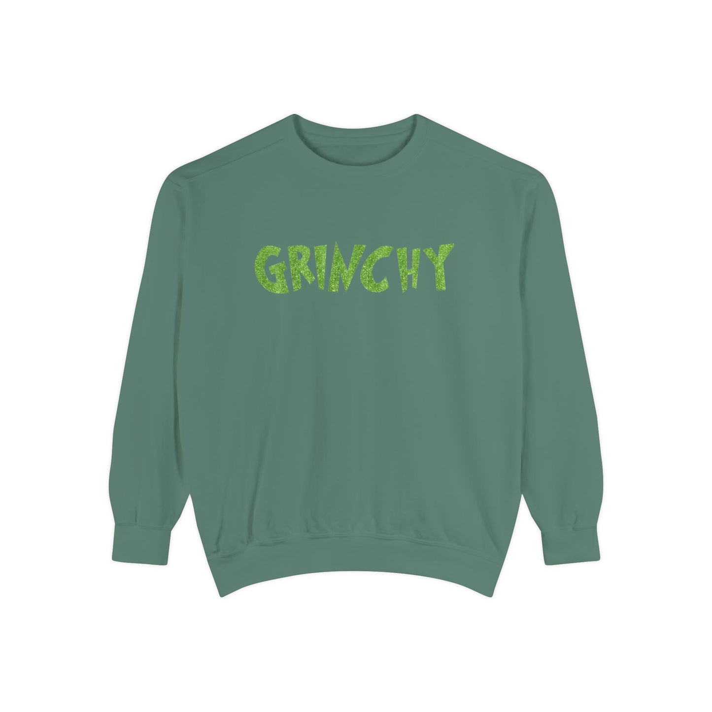 Grinchy Comfort Colors Unisex Garment-Dyed Sweatshirt