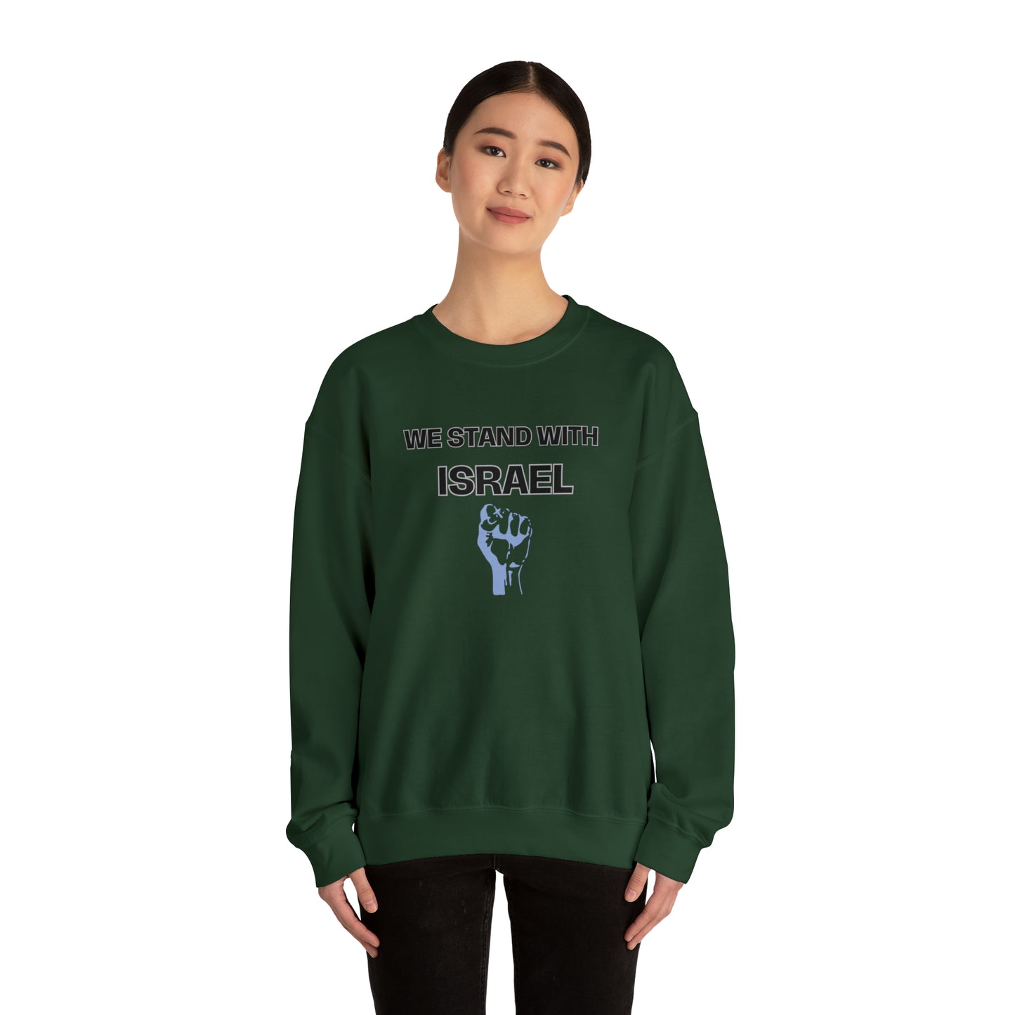 We Stand For Israel Unisex Heavy Blend™ Crewneck Sweatshirt