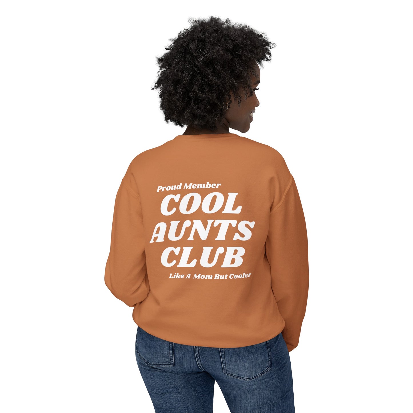 Comfort colors Cool Aunts Club Unisex Lightweight Crewneck Sweatshirt