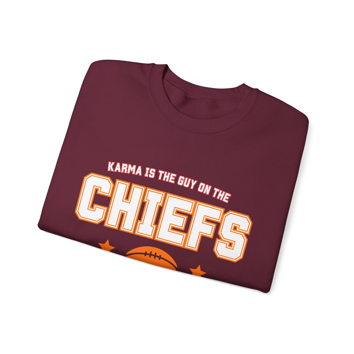 Karma Is The Guy On The Chiefs Unisex Crewneck