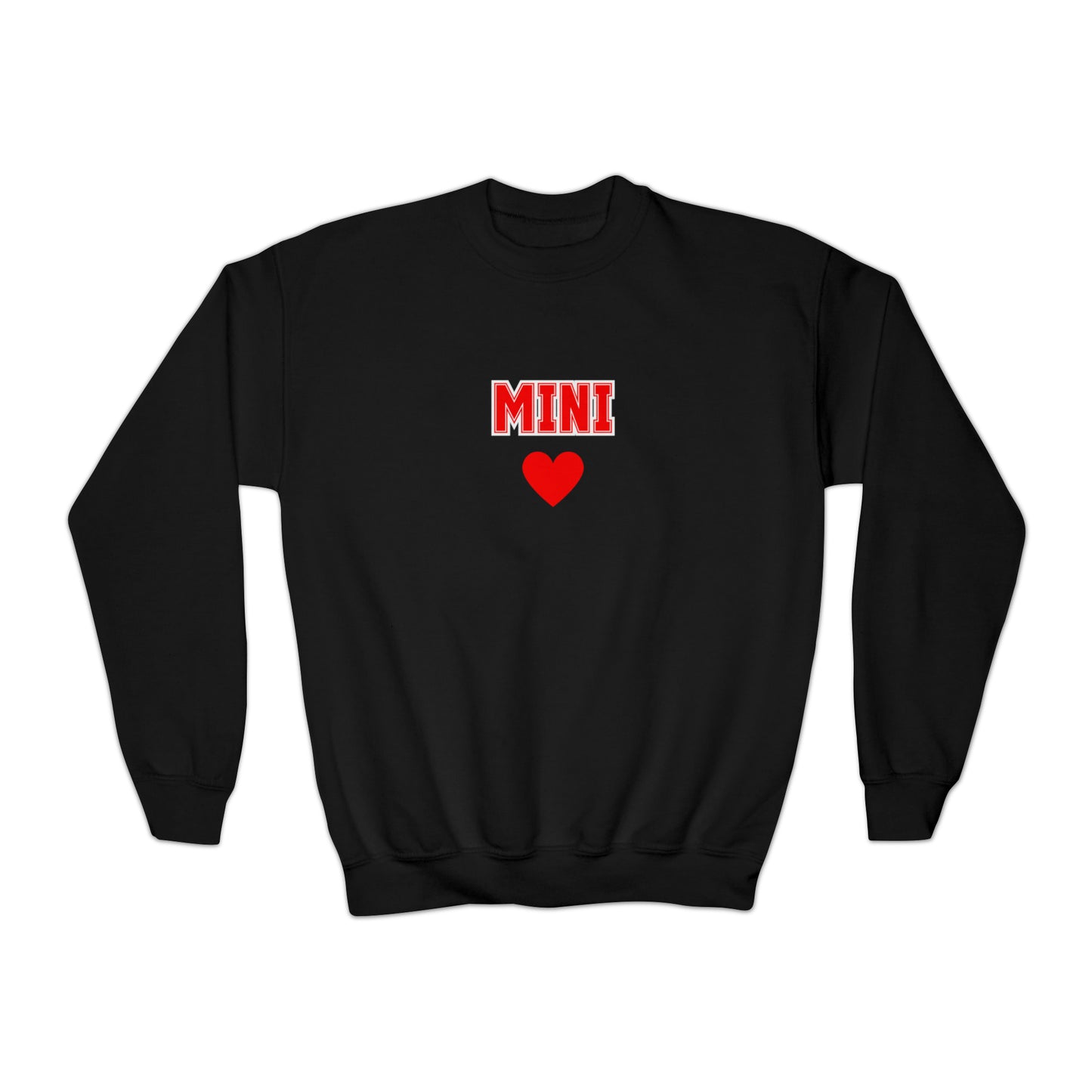 Mini valentines Youth Crewneck Sweatshirt