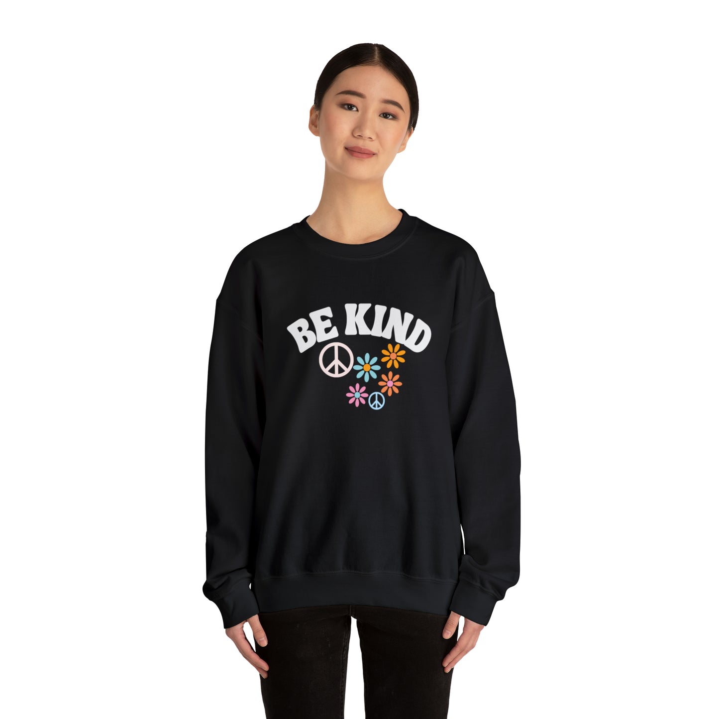 Be Kind Unisex Heavy Blend Crewneck Sweatshirt