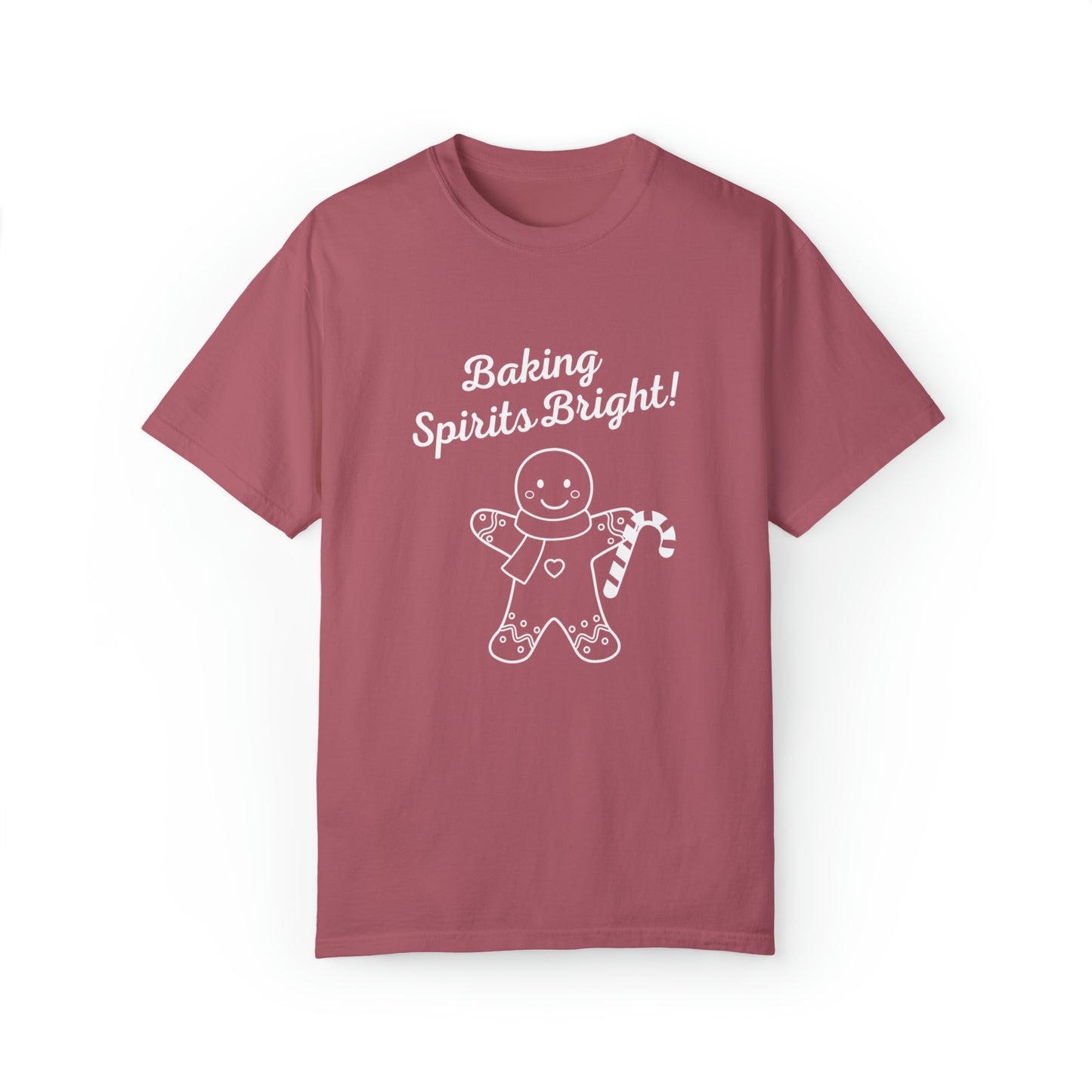 Baking Spirits Bright Unisex Garment-Dyed T-shirt
