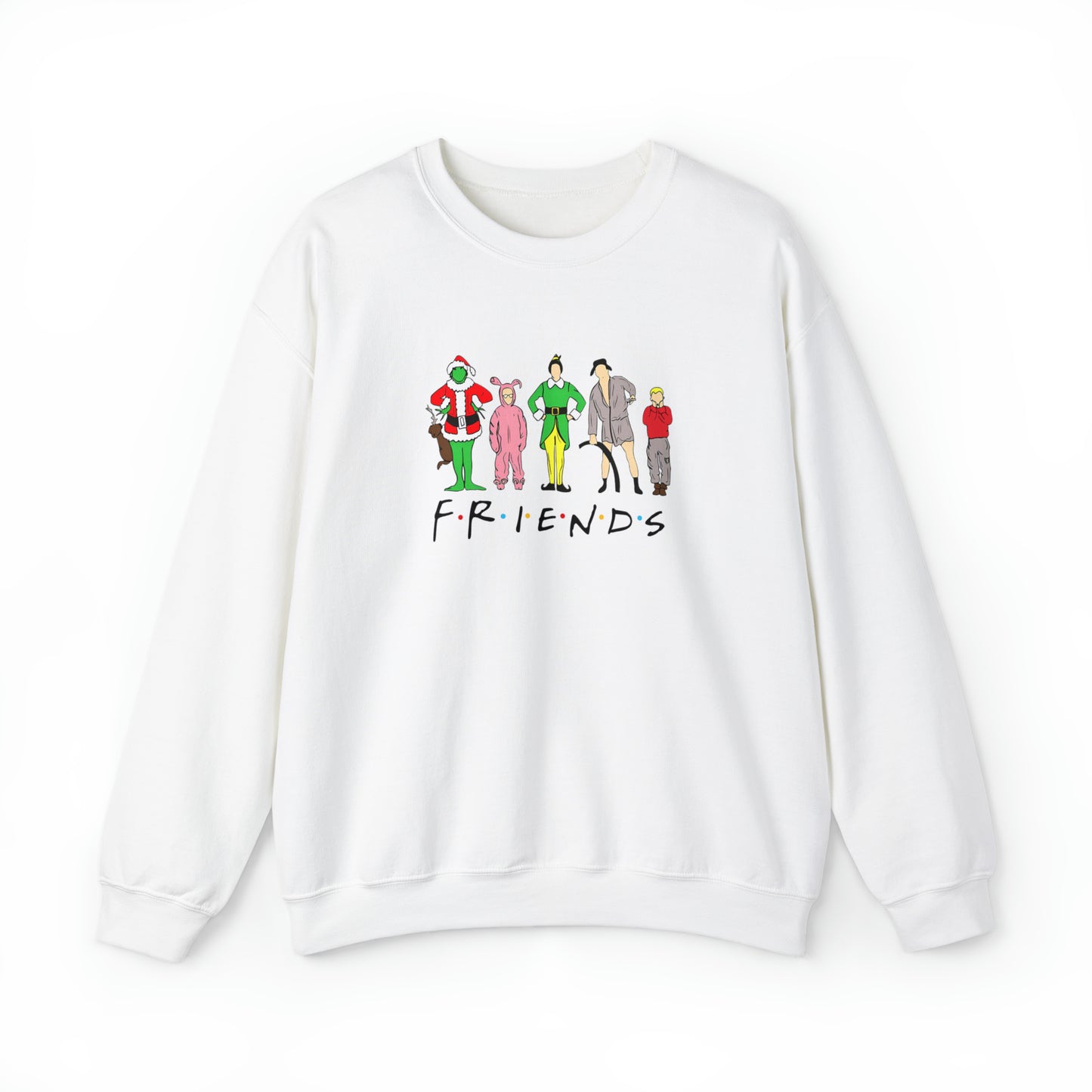 Friends Christmas Unisex Heavy Blend Crewneck Sweatshirt