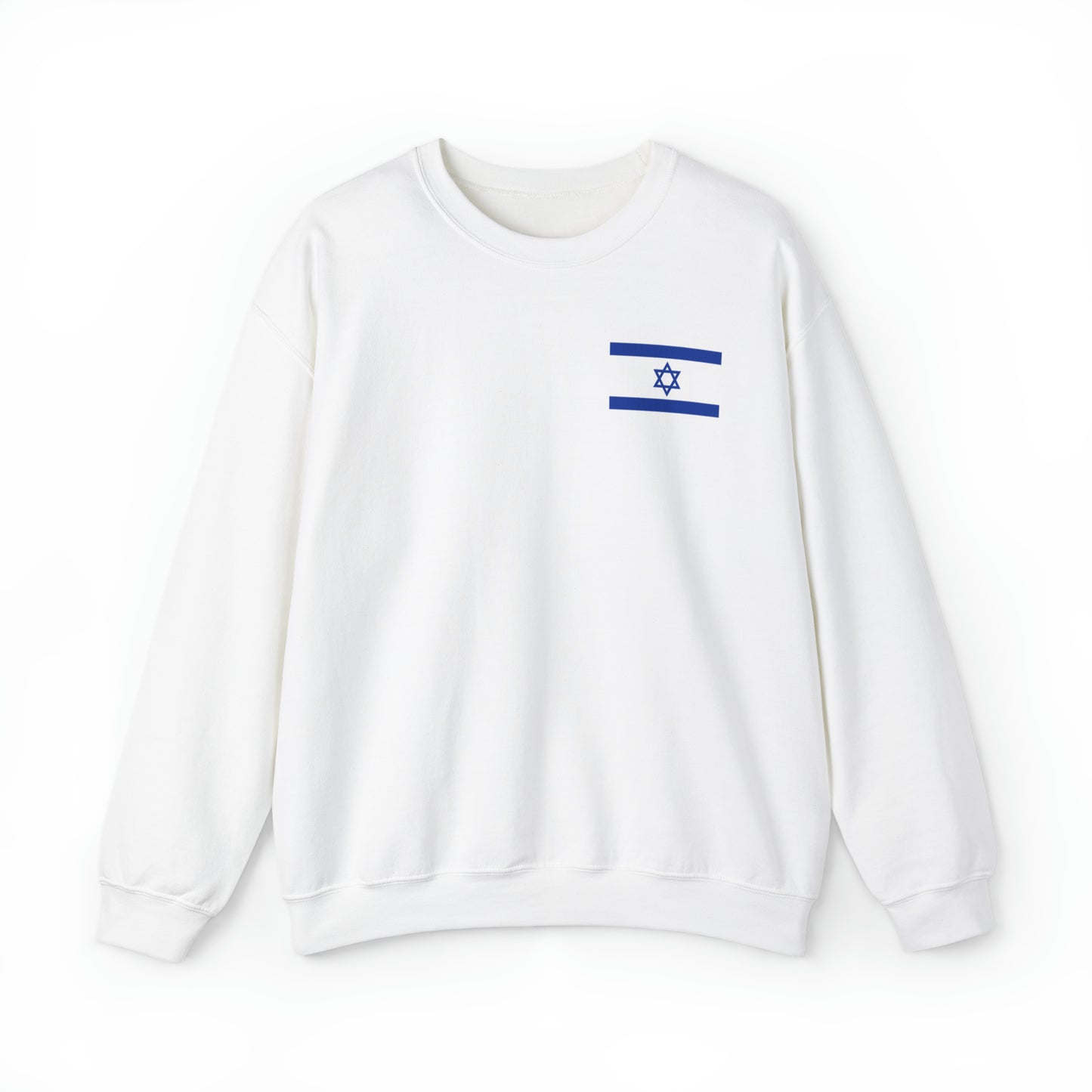 Israeli Flag We Stand For Israel Unisex Heavy Blend Crewneck Sweatshirt