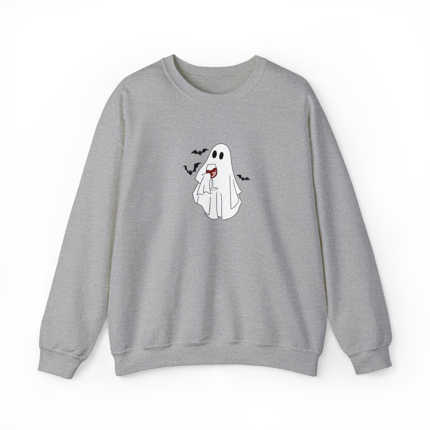 Ghost Wine Unisex Heavy Blend Crewneck Sweatshirt