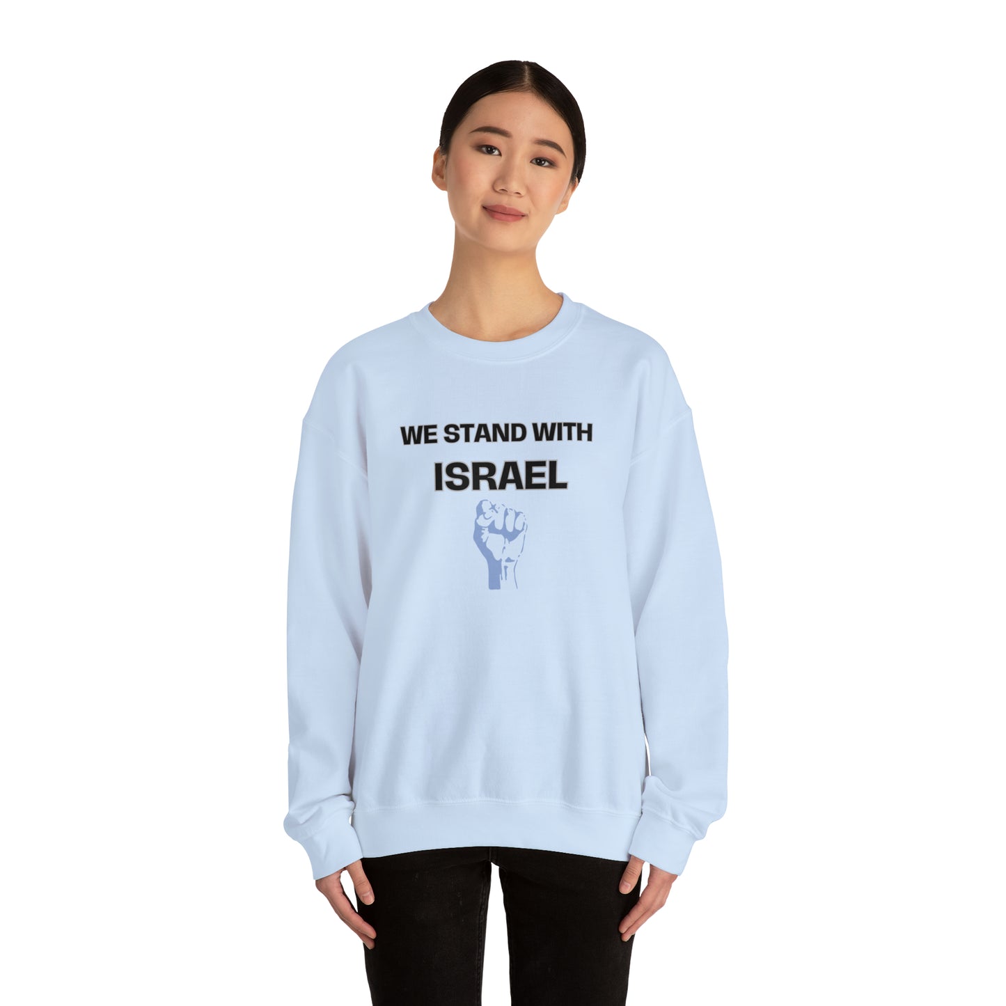 We Stand For Israel Unisex Heavy Blend™ Crewneck Sweatshirt