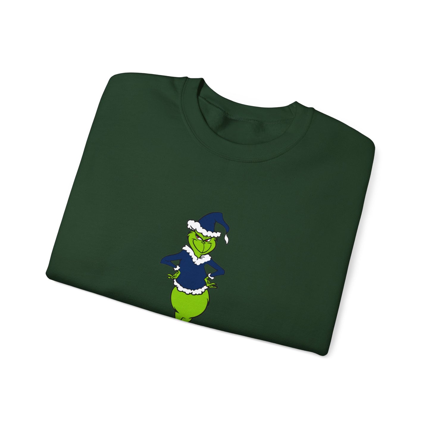 Grinch Dallas Cowboys Unisex Heavy Blend Crewneck Sweatshirt