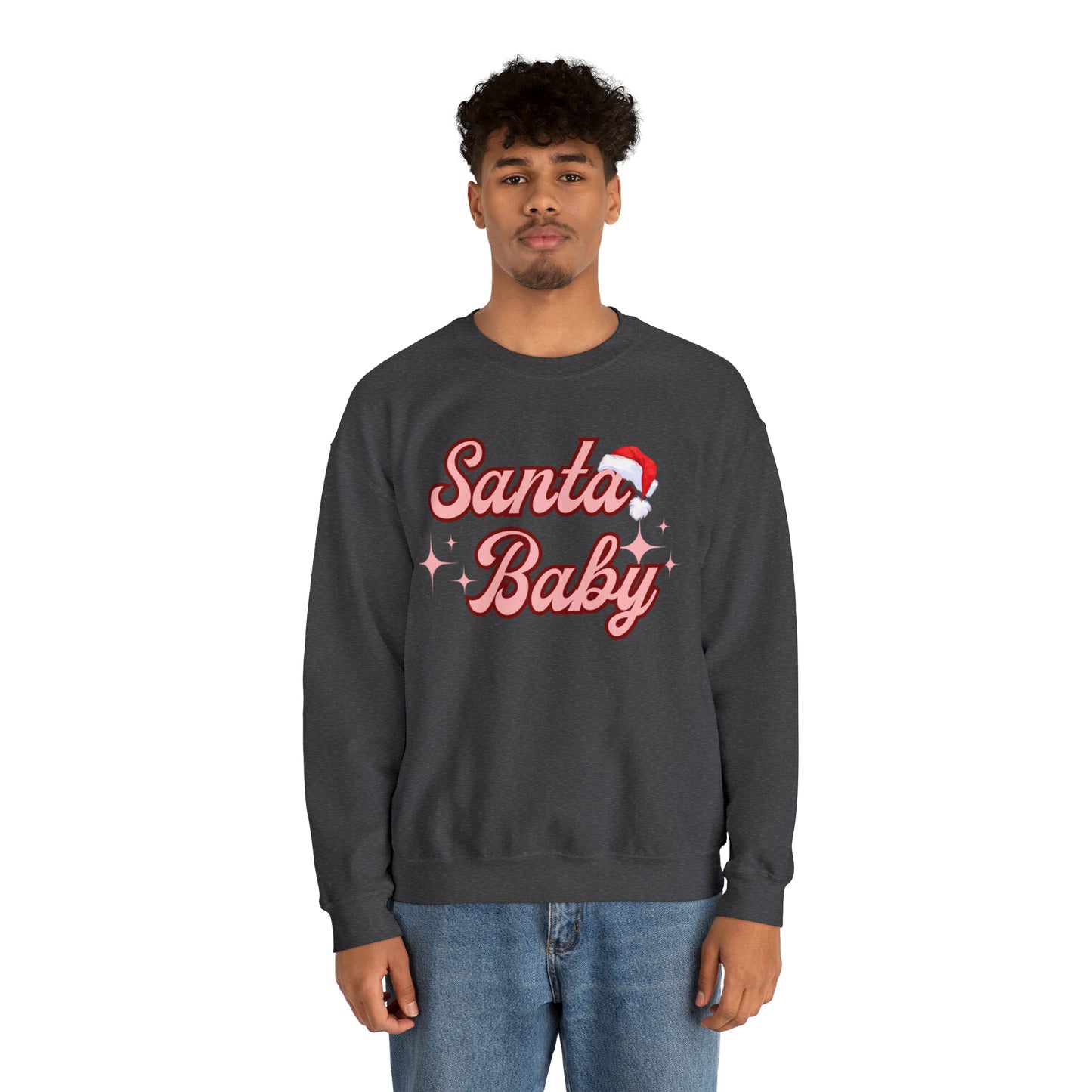 Santa Baby Unisex Heavy Blend Crewneck Sweatshirt