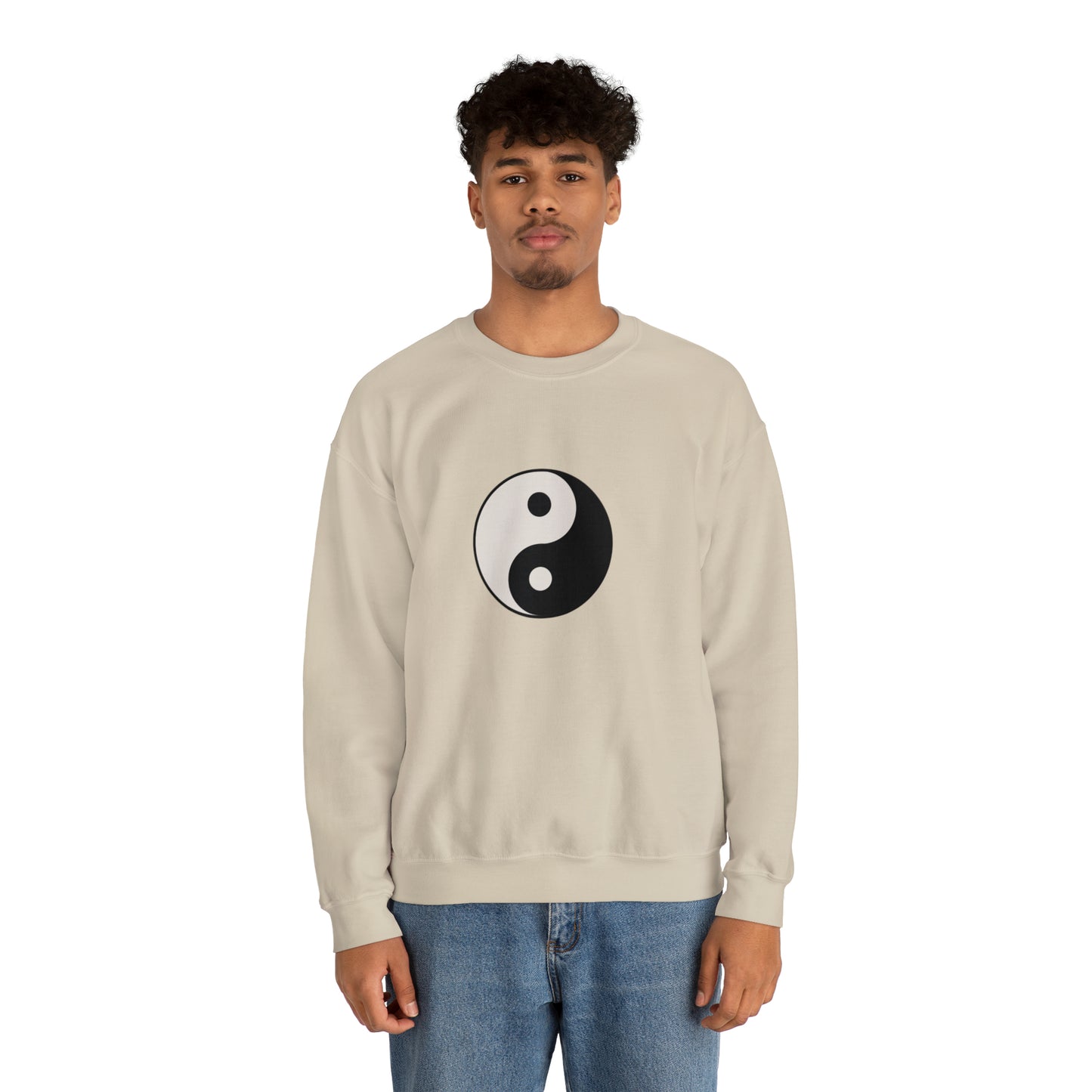 Ying Yang Unisex Heavy Blend Crewneck Sweatshirt