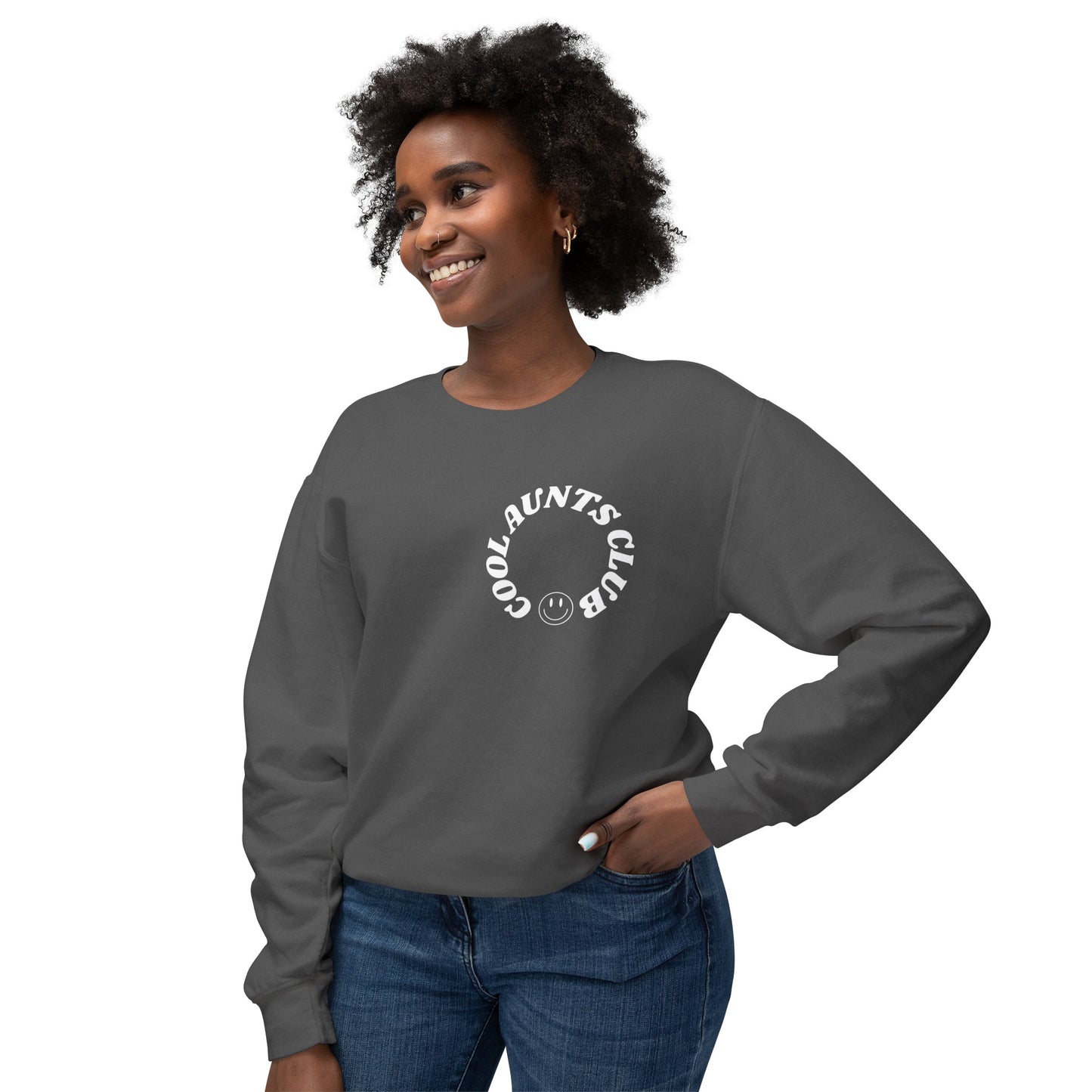 Comfort colors Cool Aunts Club Unisex Lightweight Crewneck Sweatshirt