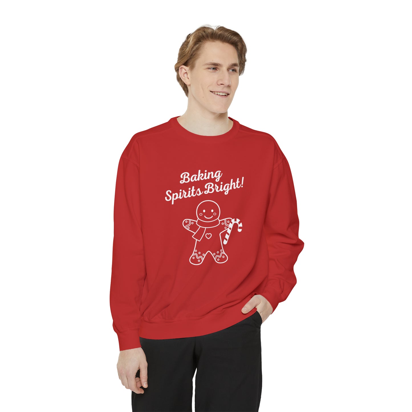 Baking Spirits Bright Unisex Garment-Dyed Sweatshirt