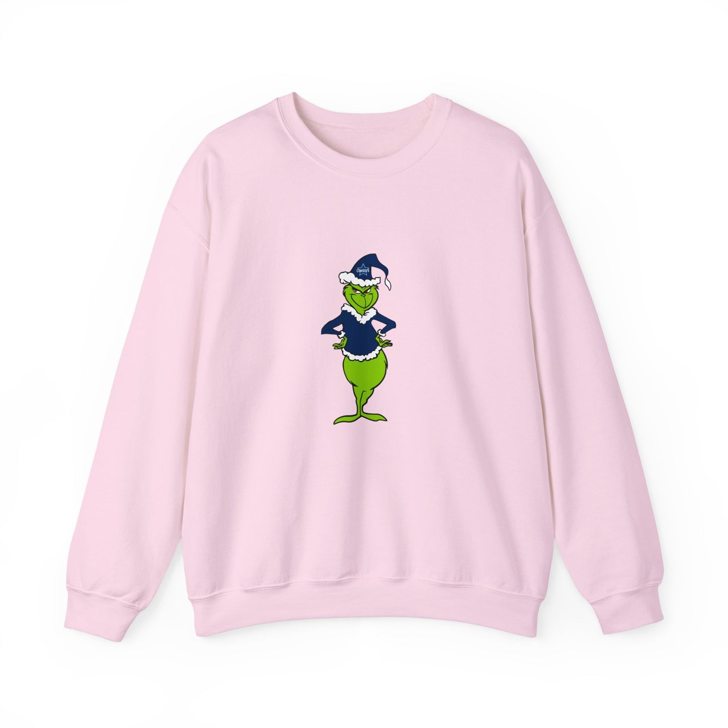 Dallas Cowboys Grinch Unisex Heavy Blend Crewneck Sweatshirt