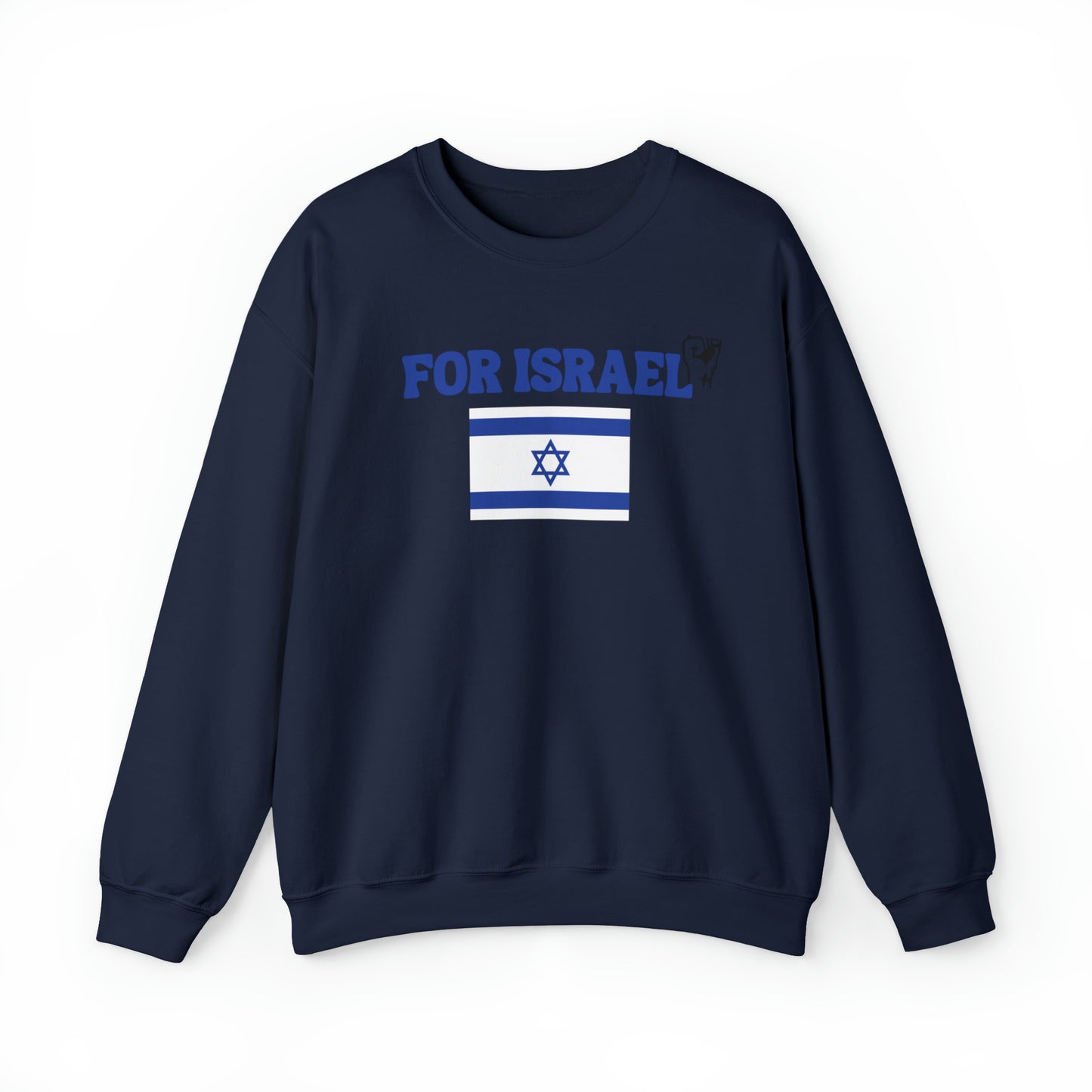 For Israel Unisex Heavy Blend Crewneck Sweatshirt
