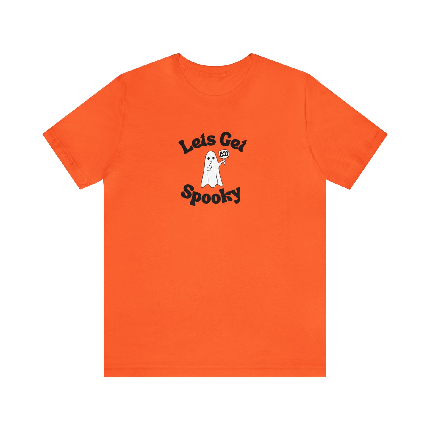 Lets Get Spooky Ghost Unisex Jersey Short Sleeve Tee