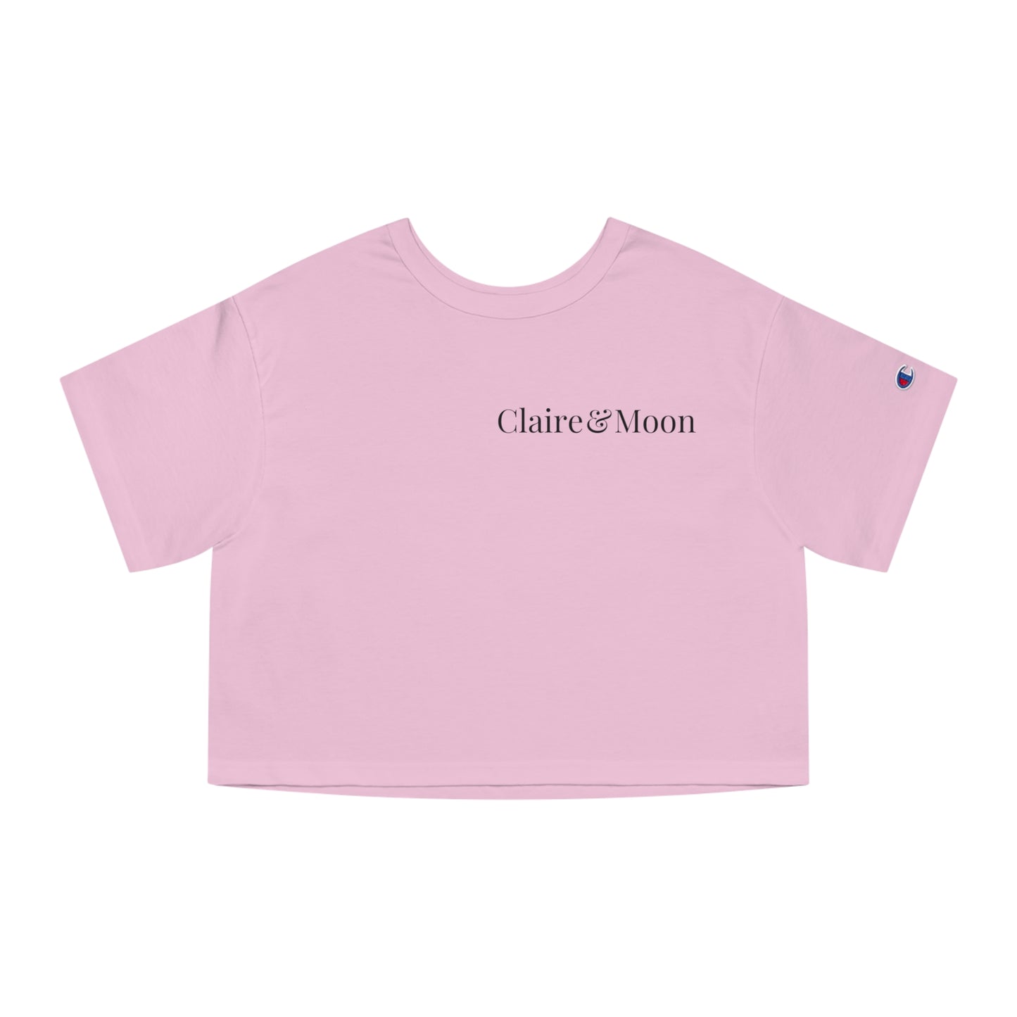 Claireandmoon Logo Champion Women's Heritage Cropped T-Shirt
