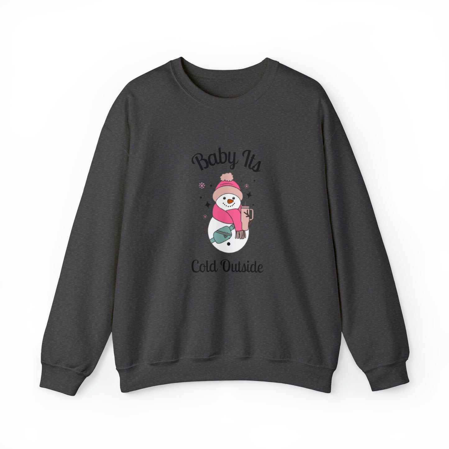 Baby Its Cold Outside Snowman Stanley Unisex Heavy Blend Crewneck Sweatshirt