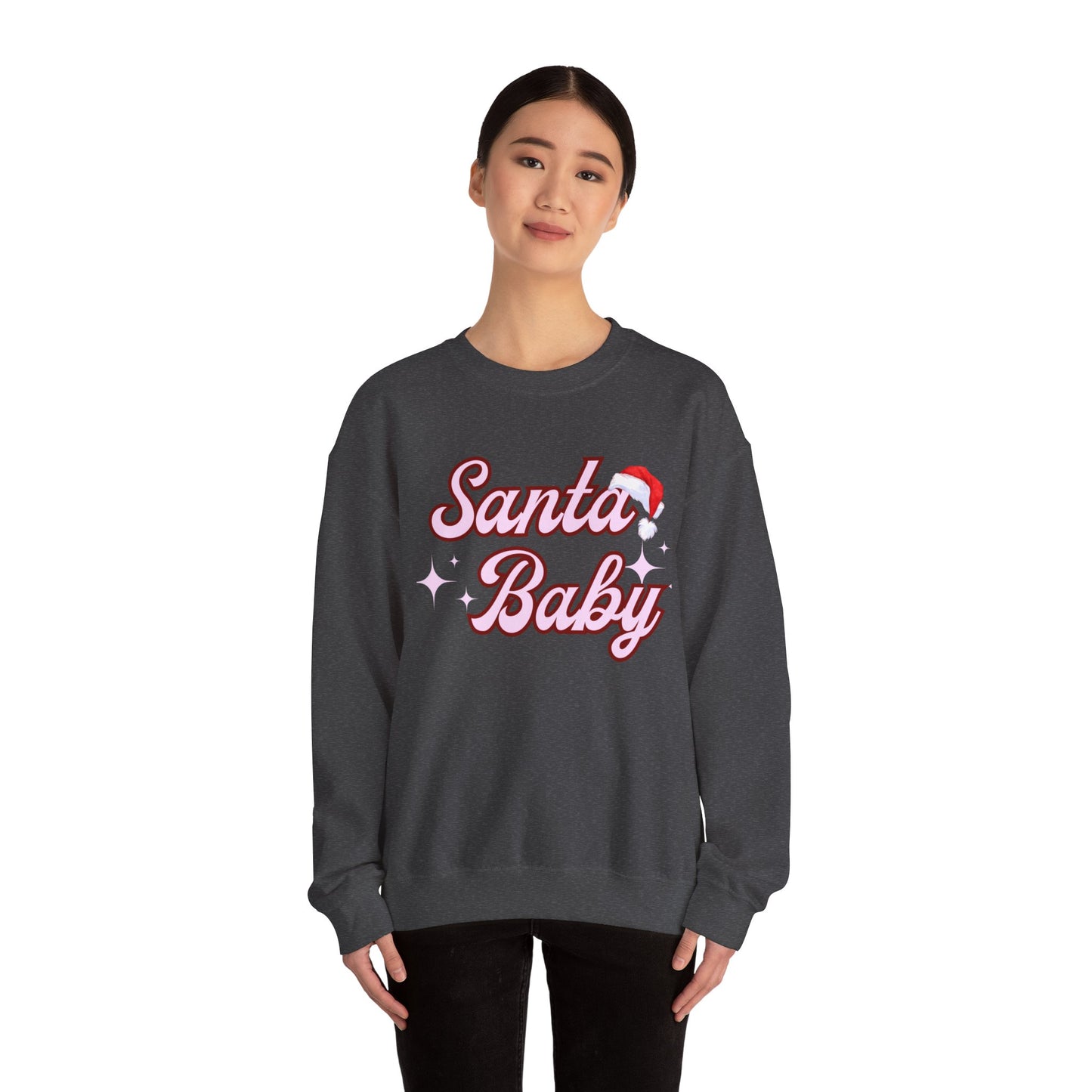 Santa Baby Unisex Heavy Blend Crewneck Sweatshirt